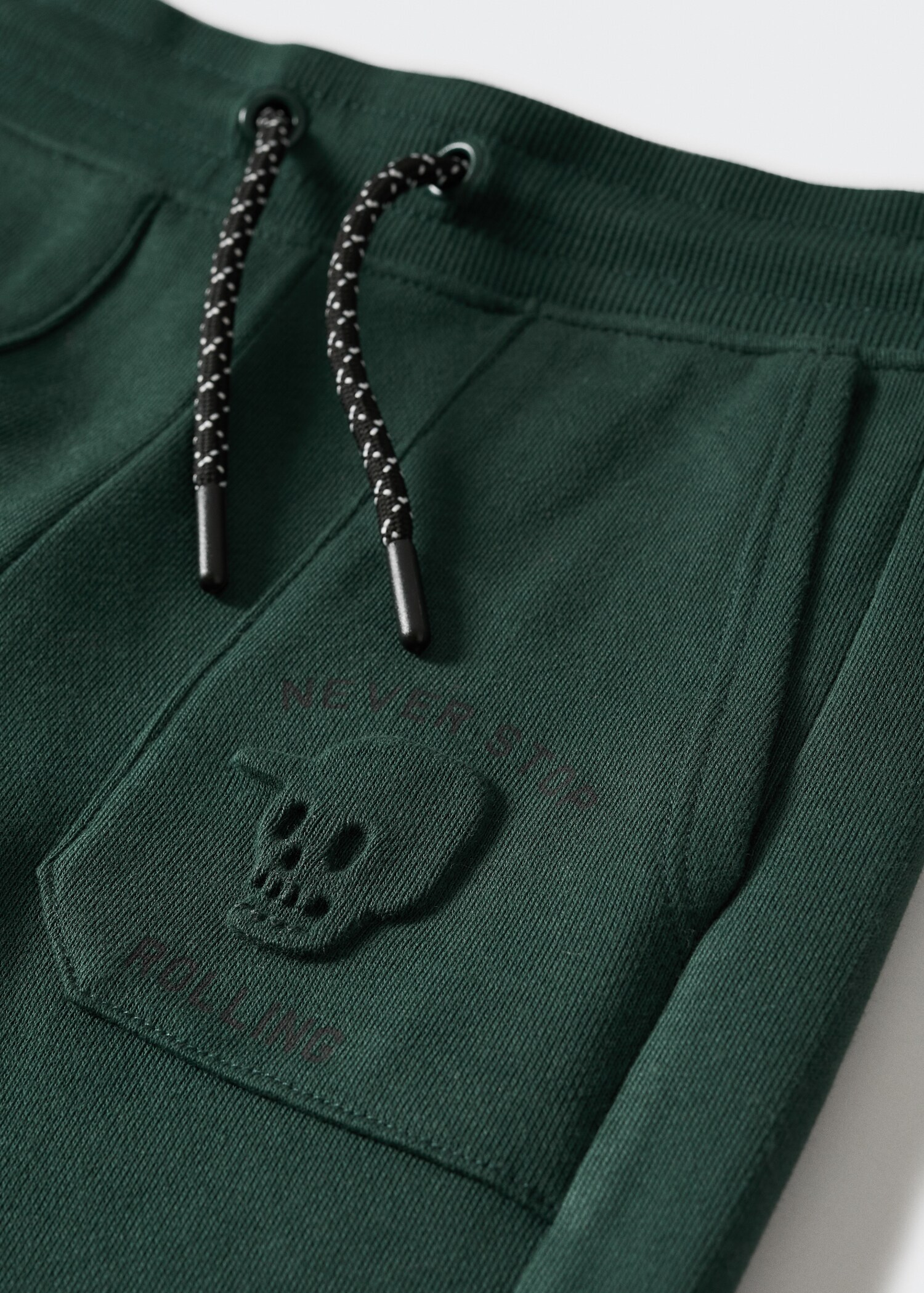 Cotton jogger-style trousers - Details of the article 8