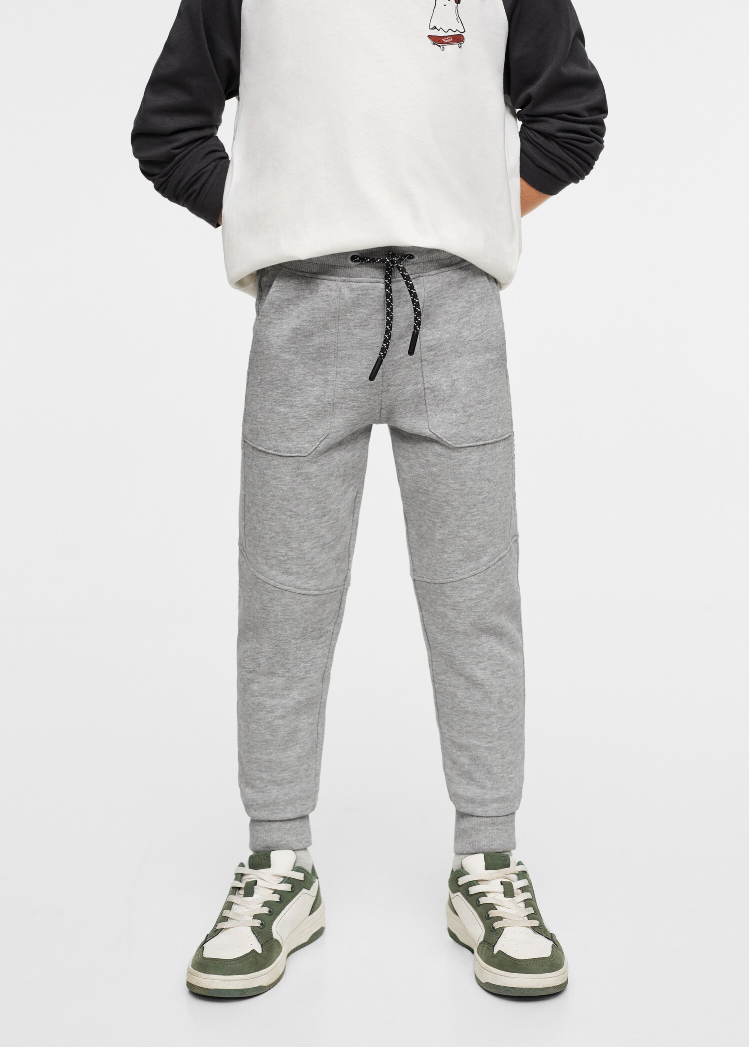 Cotton jogger-style trousers - Details of the article 6