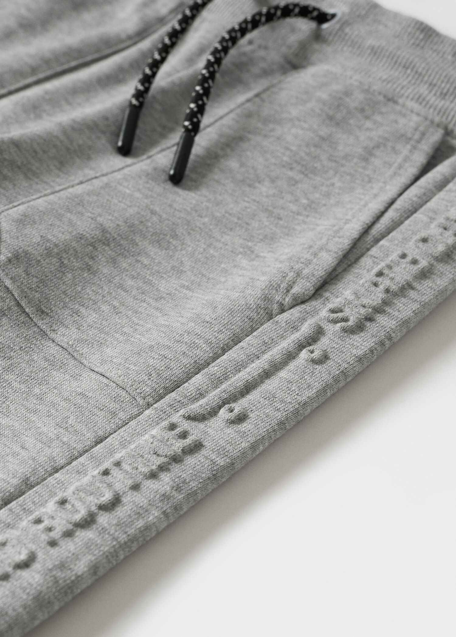 Cotton jogger-style trousers - Details of the article 8