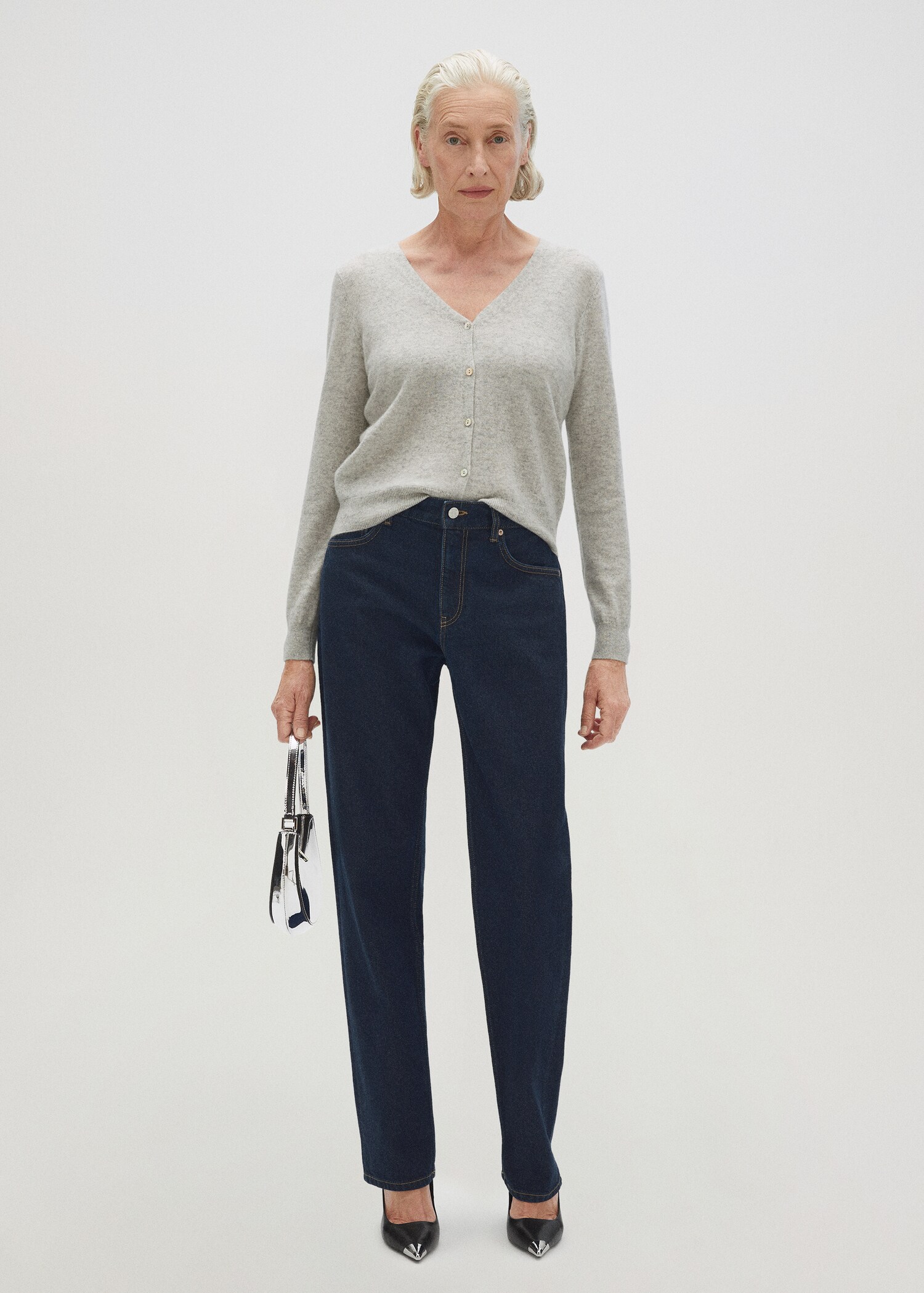 100% cashmere cardigan - Details of the article 7