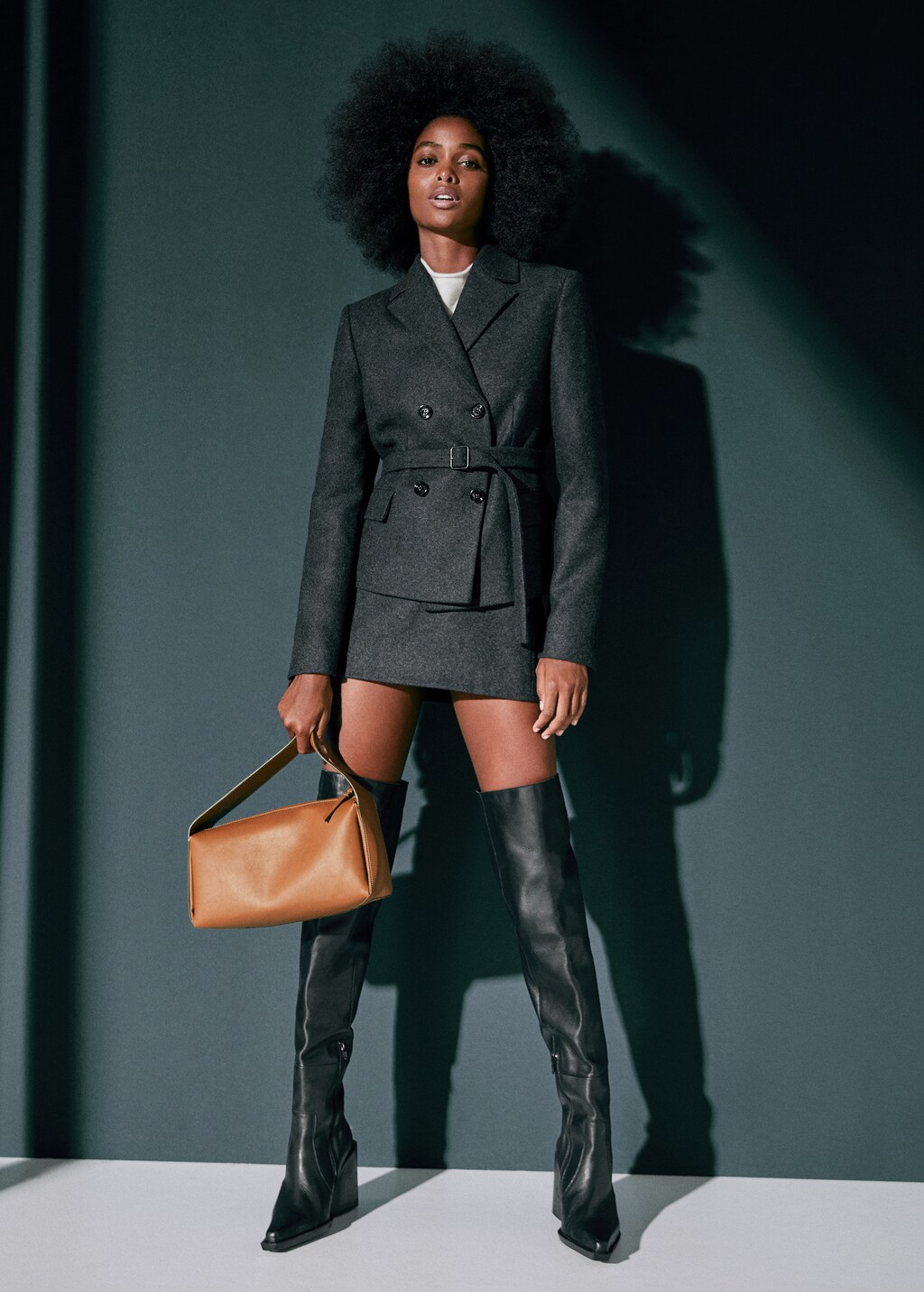 Wool mini-skirt - Women | MANGO Kosovo