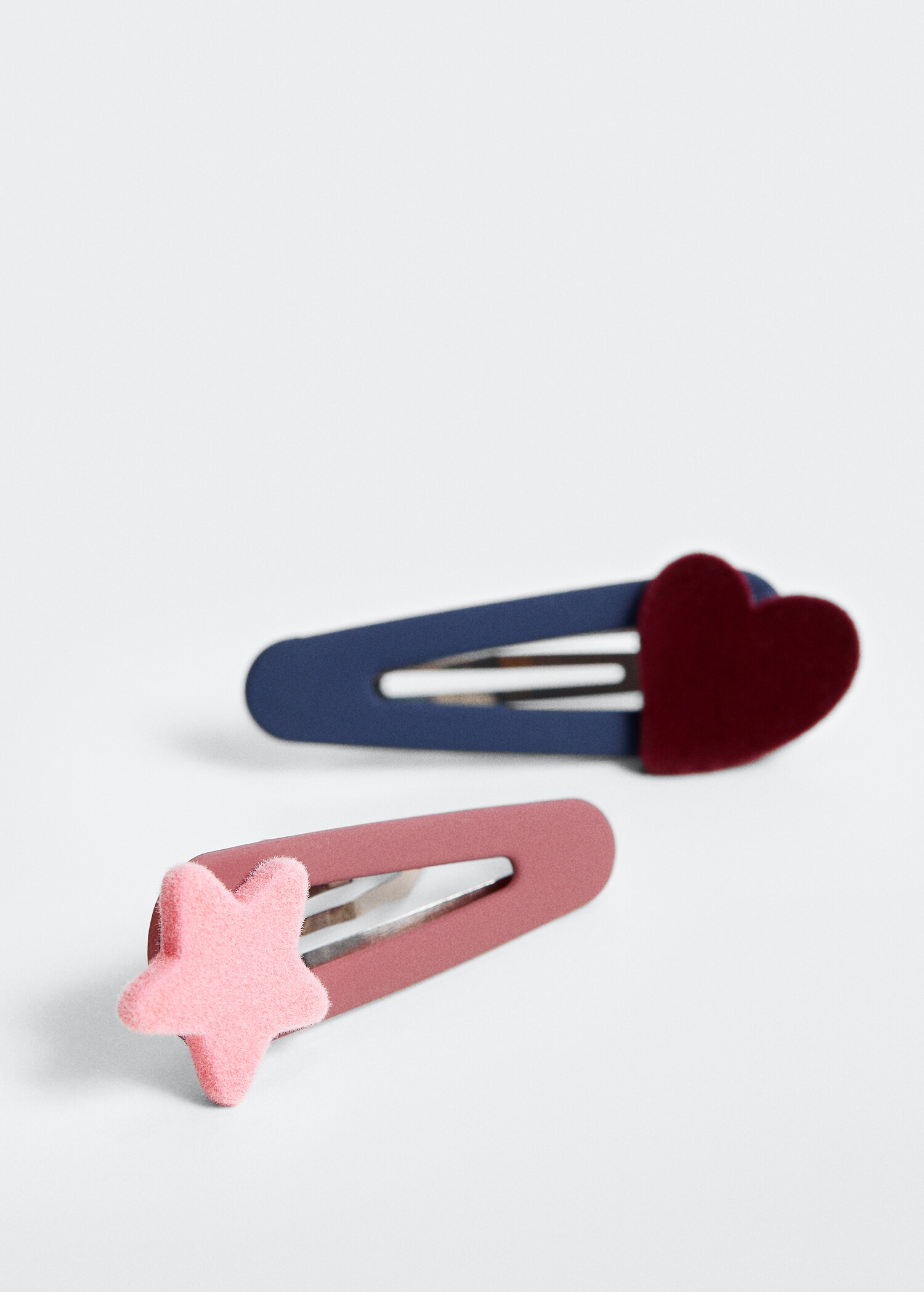 Set of 2 heart pins - Medium plane