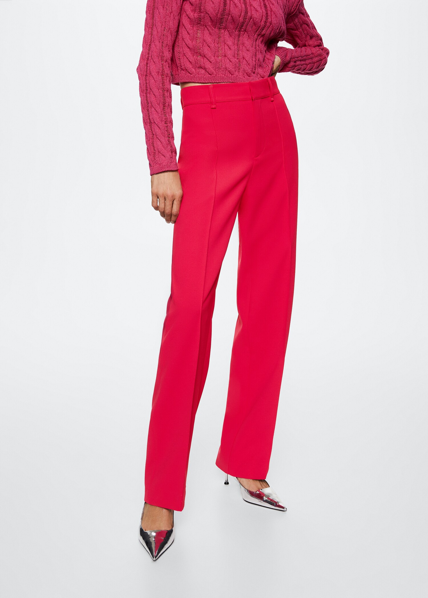Straight-fit pantalon - Middenvlak