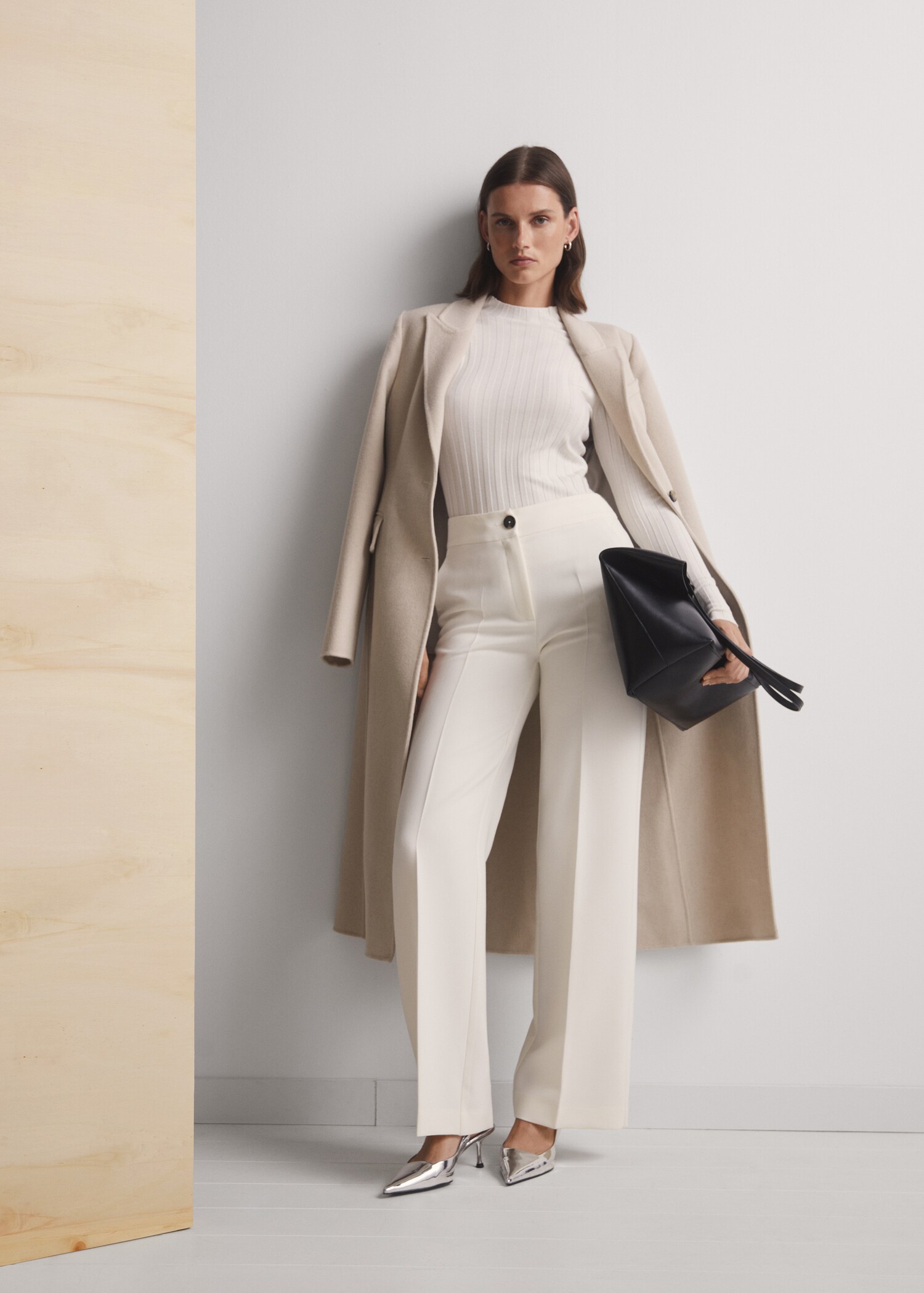 High collar ribbed knit  sweater - Details of the article 6