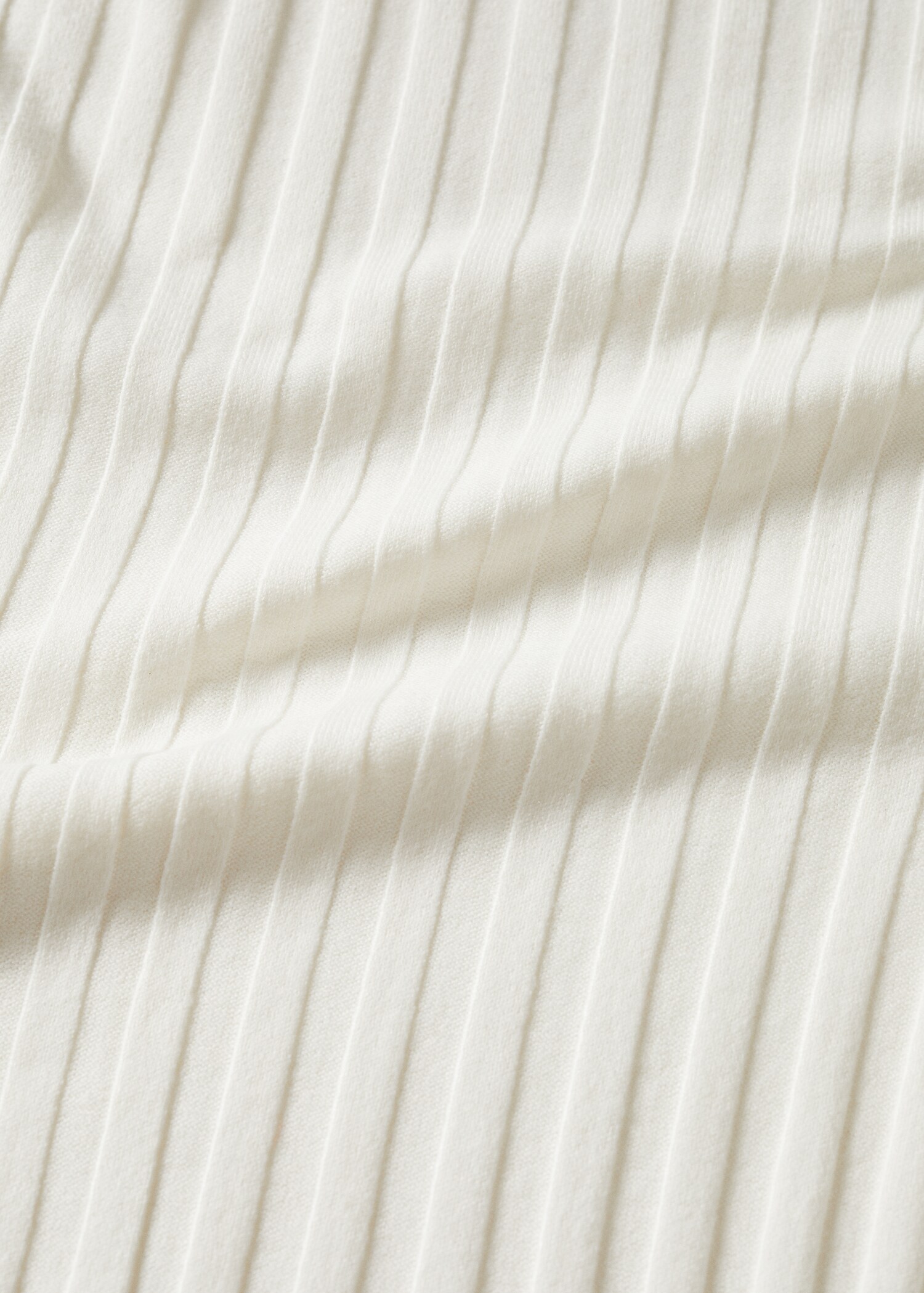 High collar ribbed knit  sweater - Details of the article 8