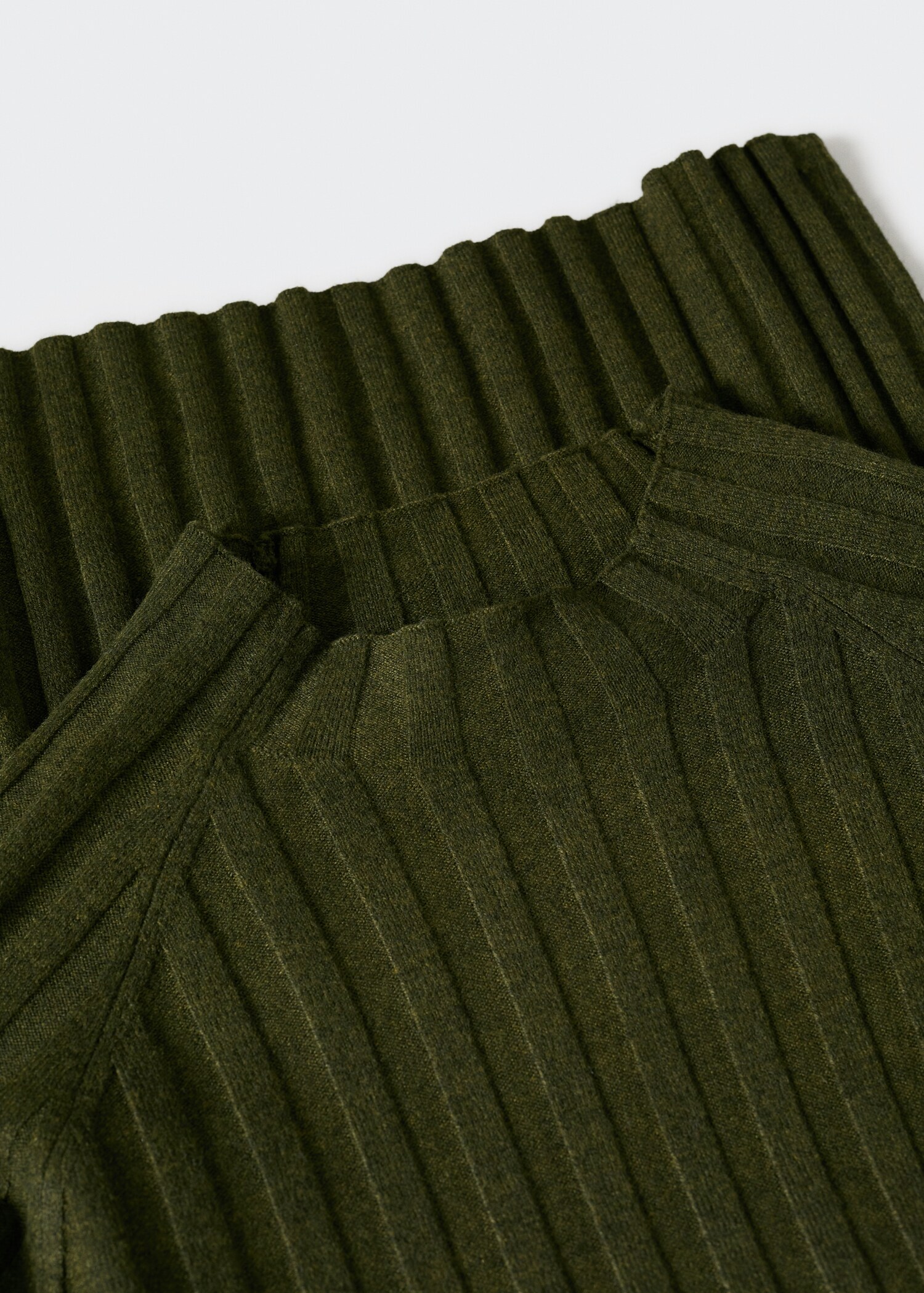 High collar ribbed knit  sweater - Details of the article 8