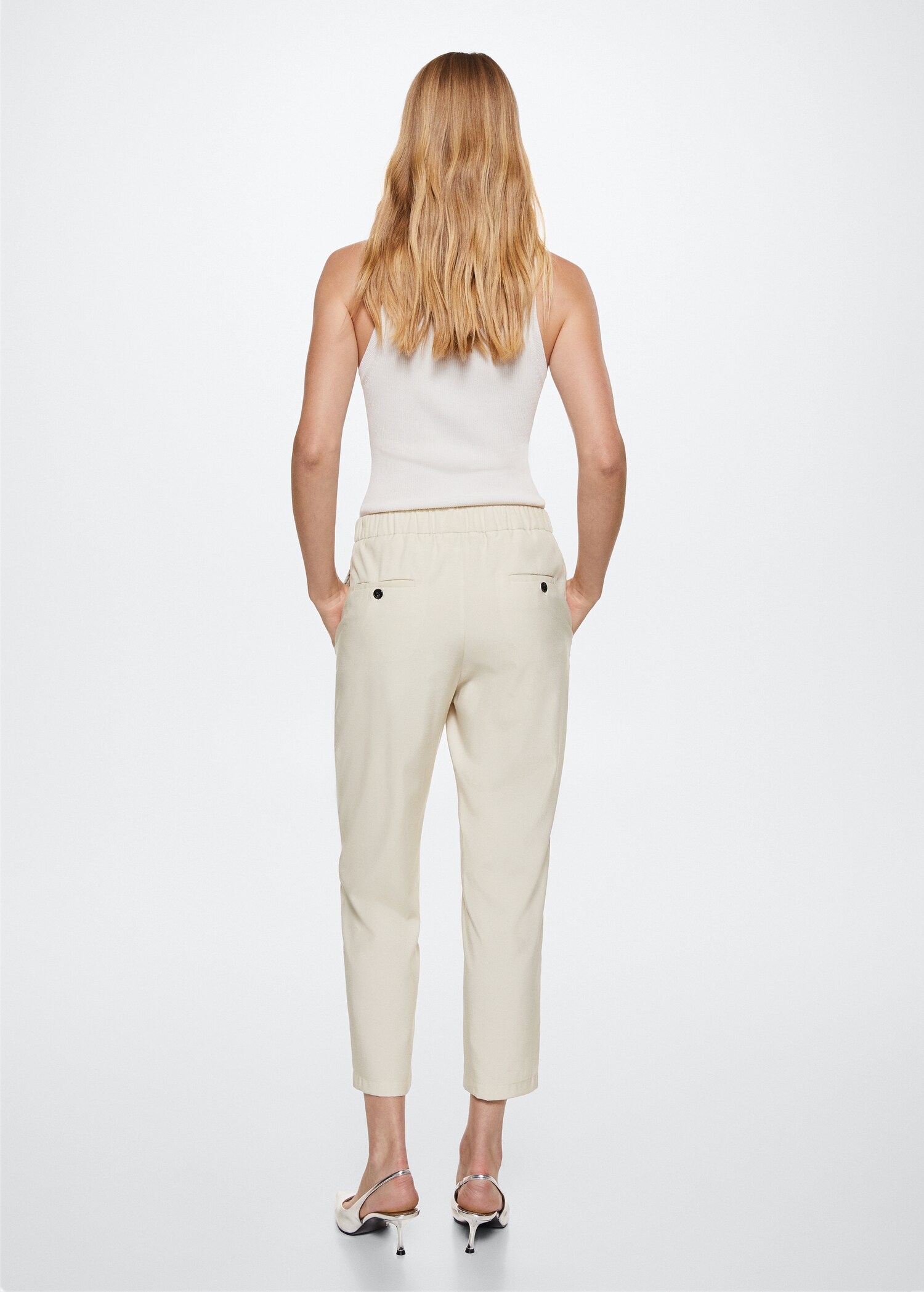 Pantalón cintura elástica - Reverso del artículo