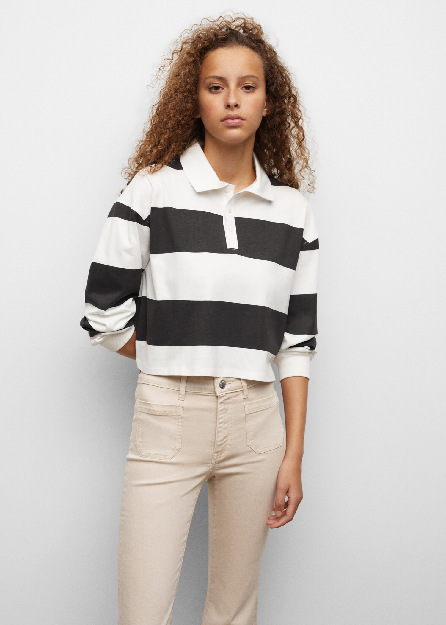 Flared jeans met gerafelde zomen - Detail van het artikel 1