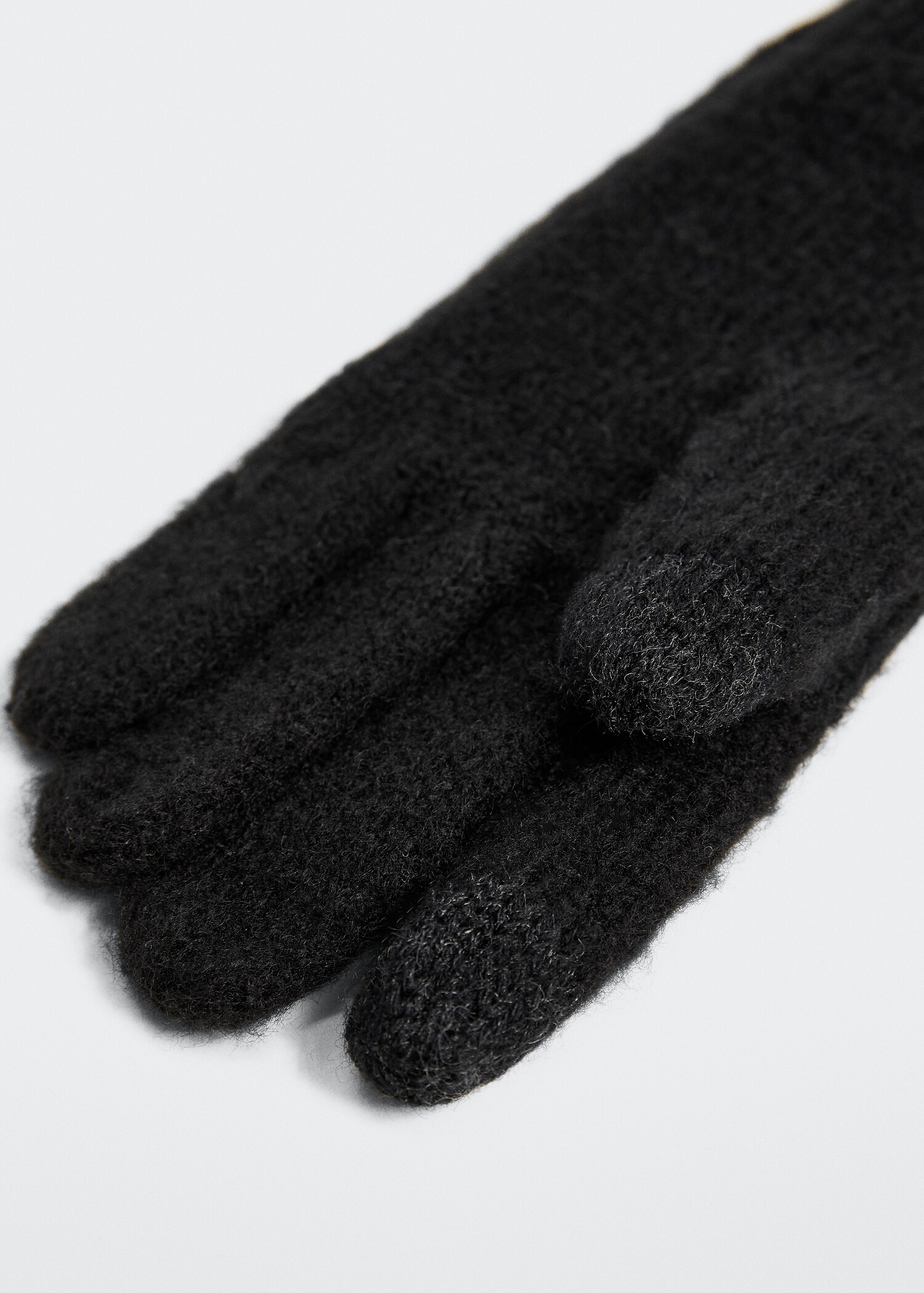 Ribbed knit gloves - Details of the article 2