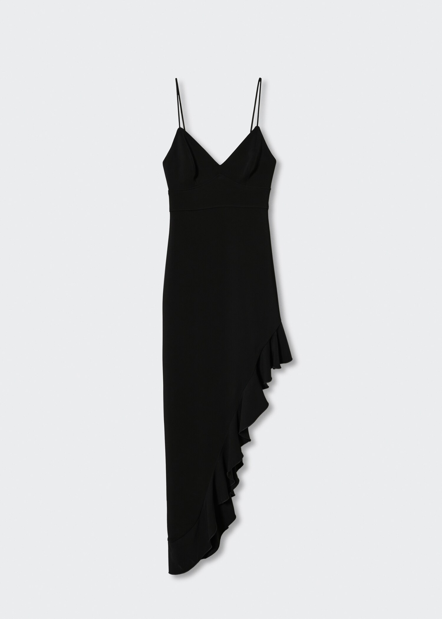 Vestido asimétrico volante - Artículo sin modelo
