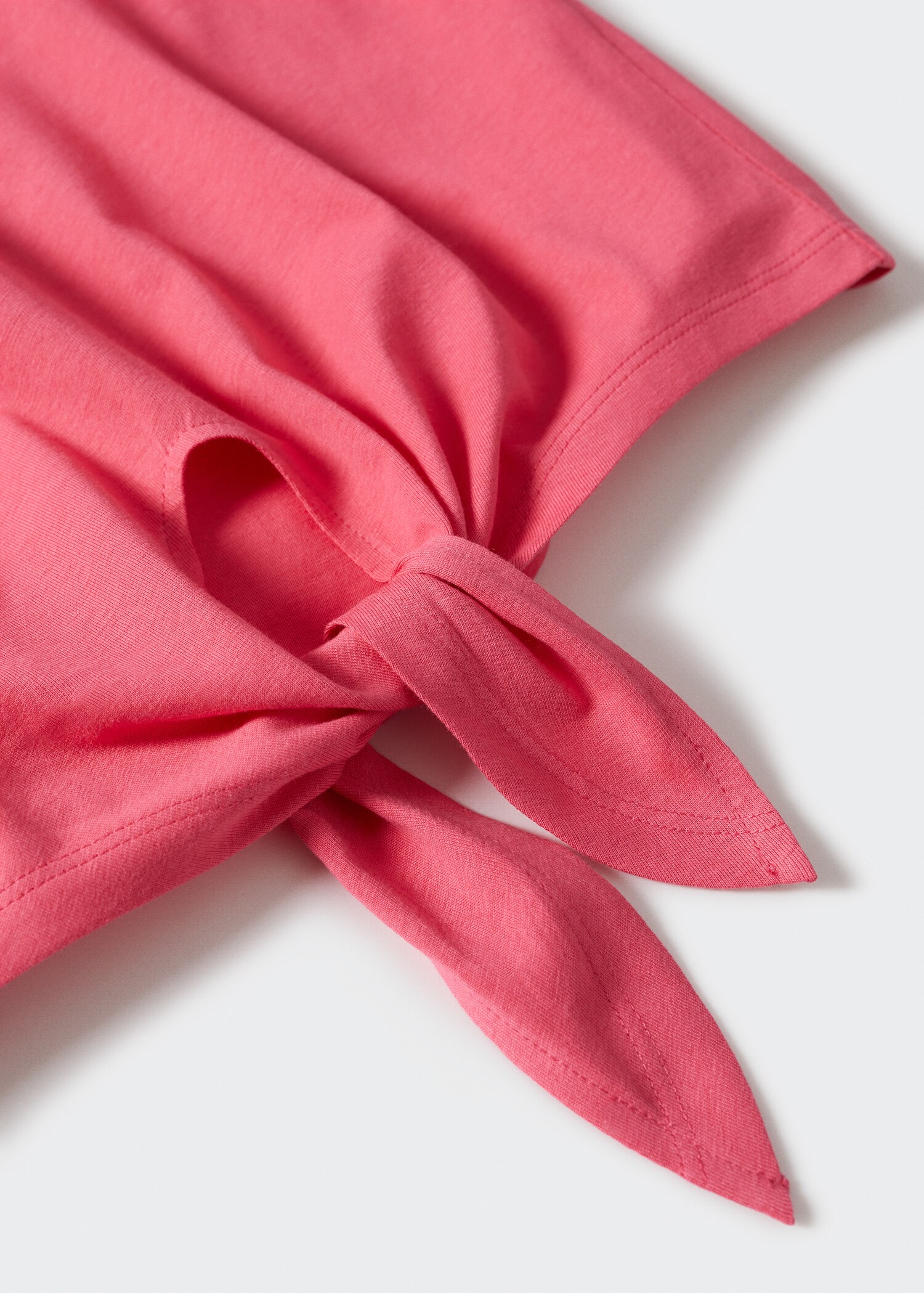 Knot cotton t-shirt - Details of the article 8