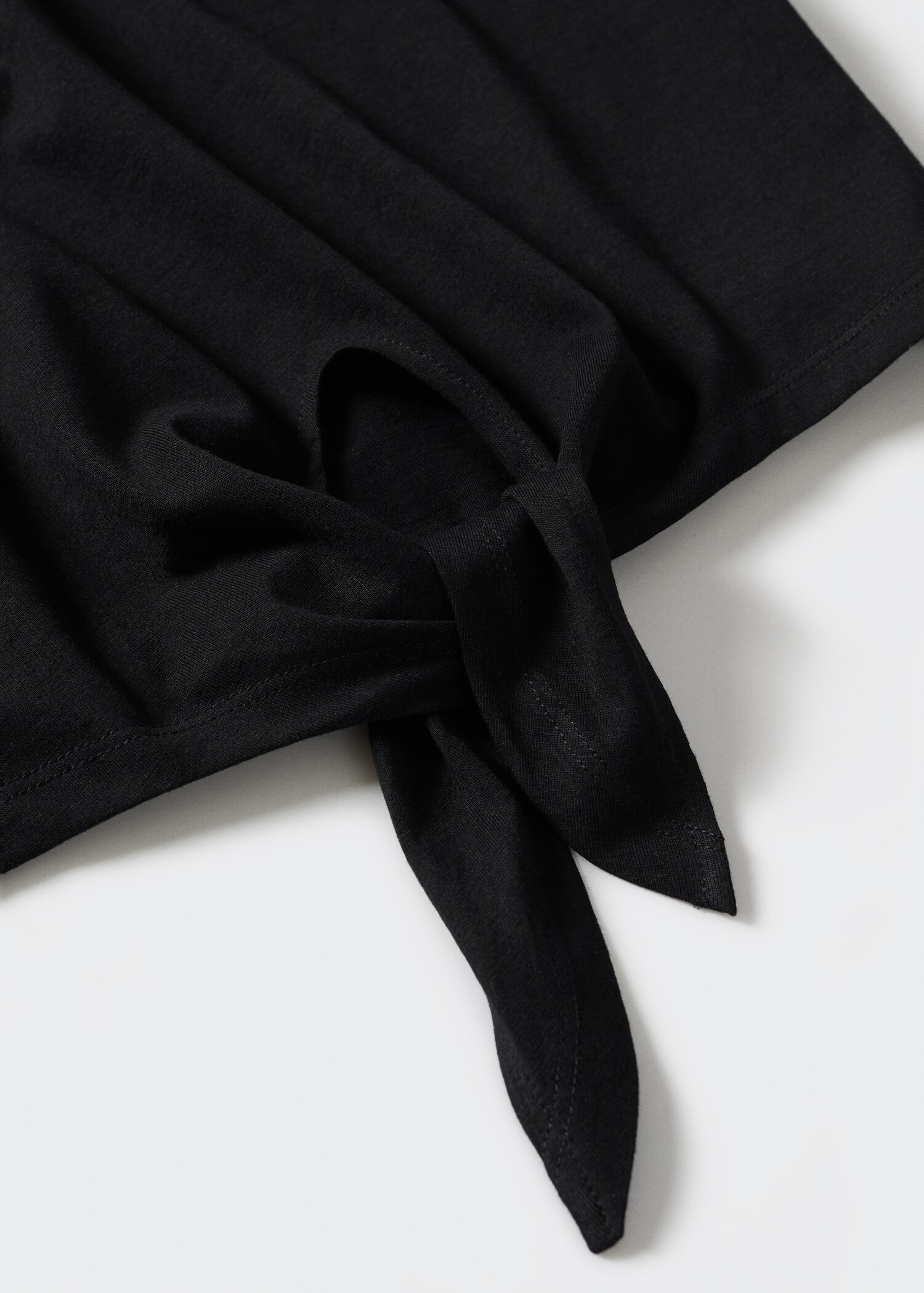 Knot cotton t-shirt - Details of the article 8