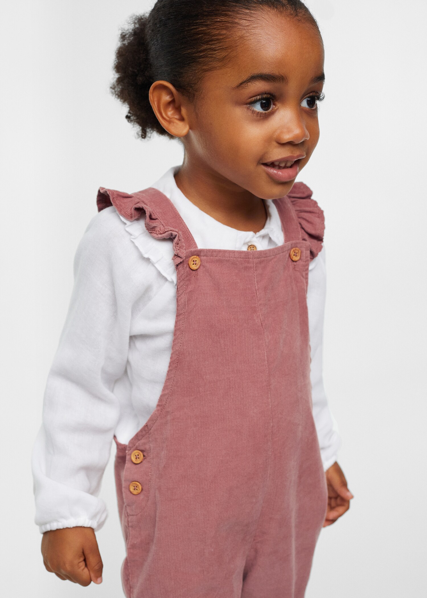 Corduroy long jumpsuit - Medium plane