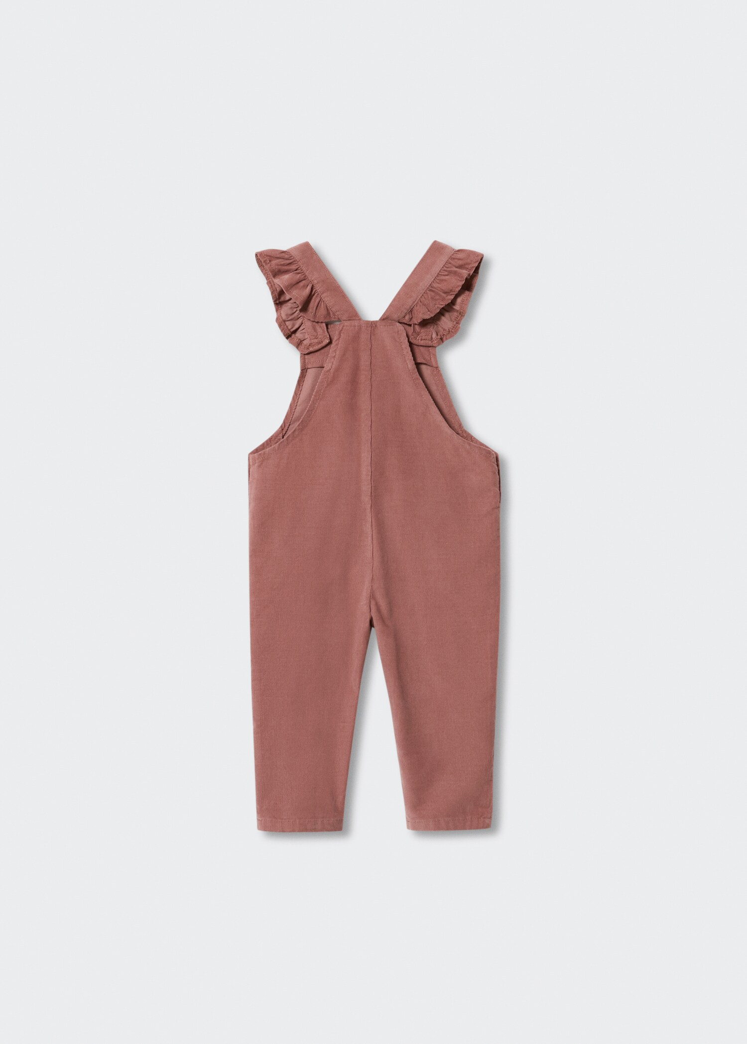 Corduroy long jumpsuit - Reverse of the article