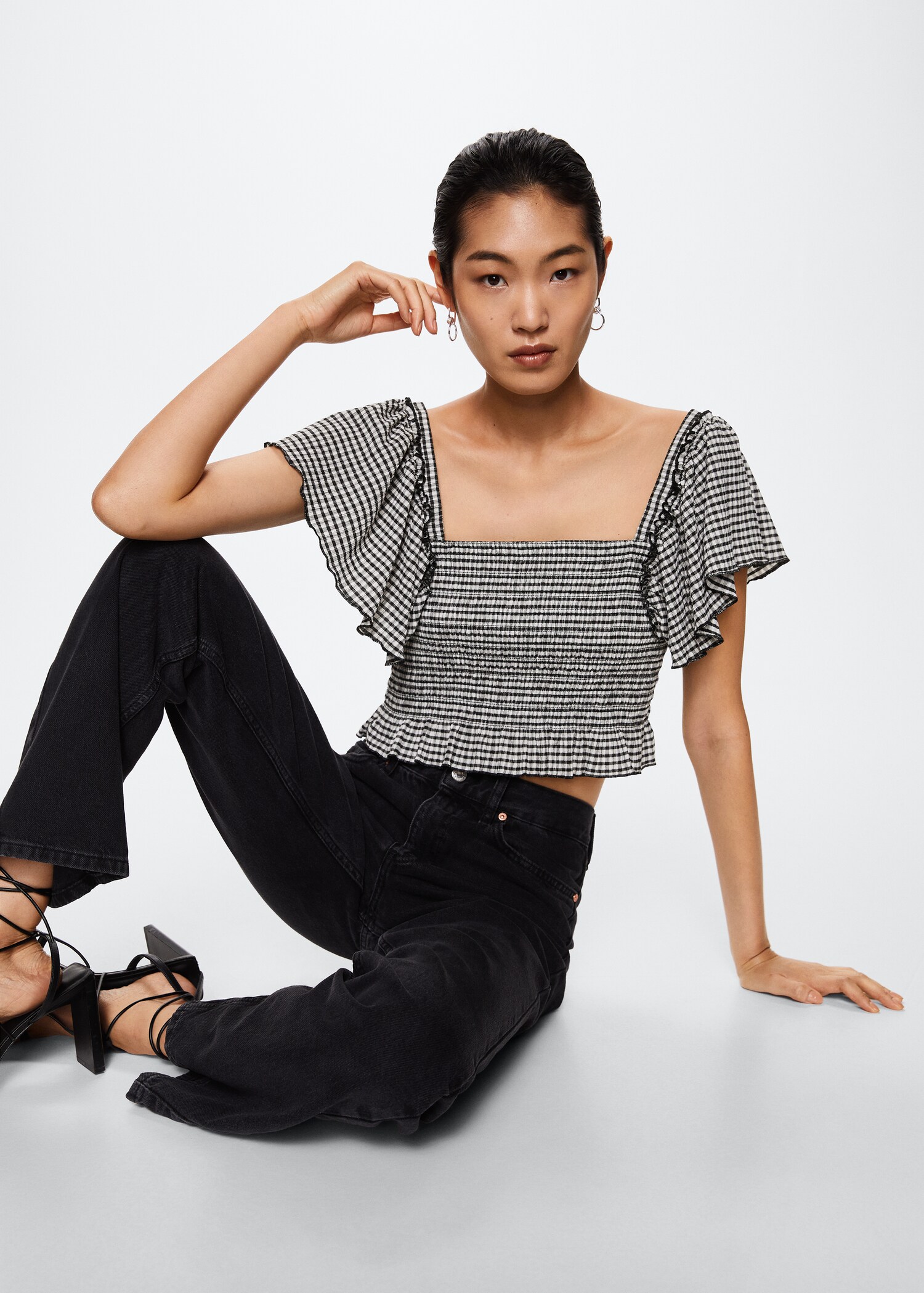 Top met gingham ruit - Detail van het artikel 1