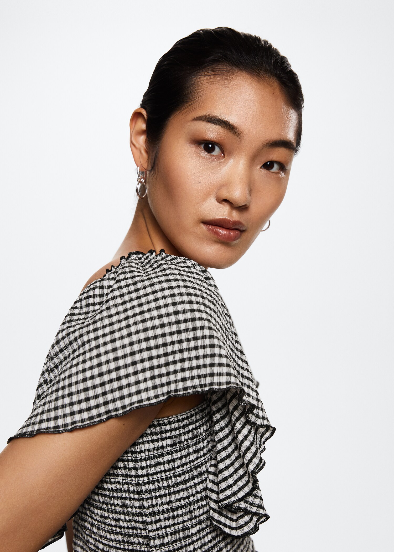 Top met gingham ruit - Detail van het artikel 2