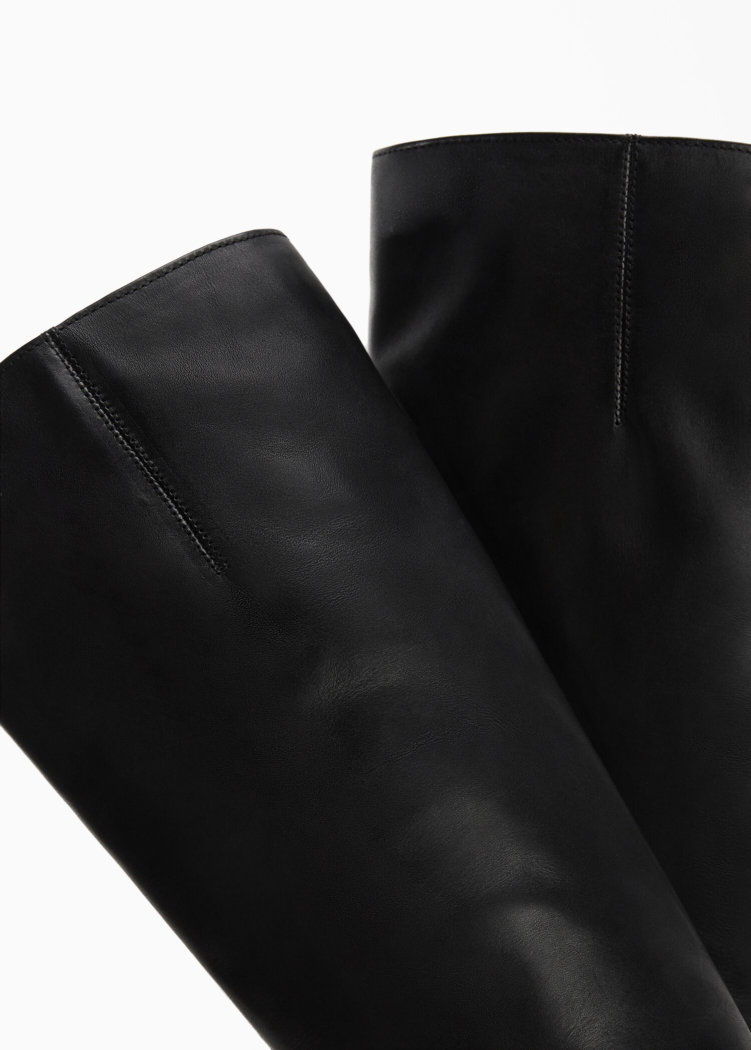 High leather platform boots - Details of the article 2