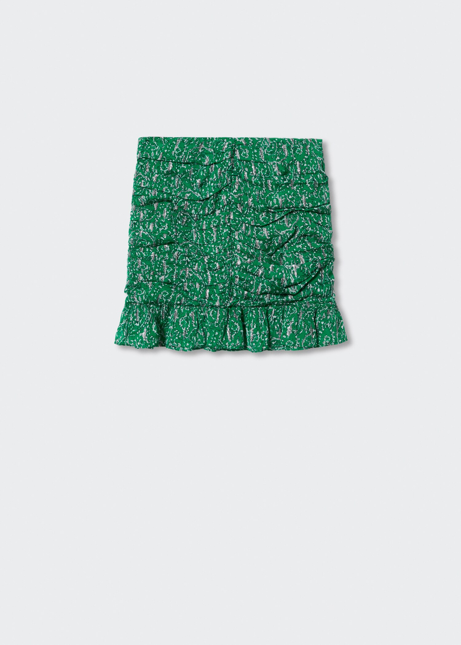 Draped printed skirt - Article without model