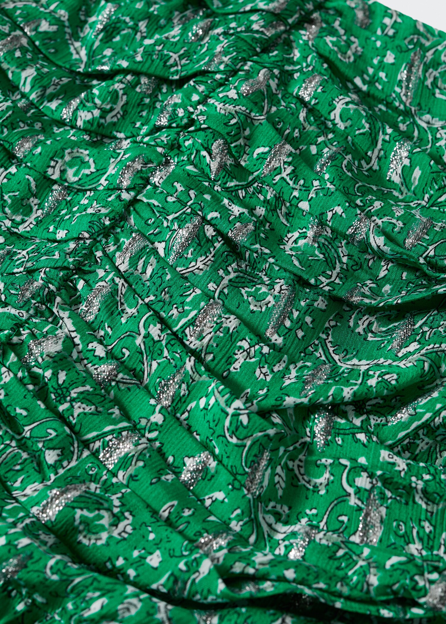 Draped printed skirt - Details of the article 8