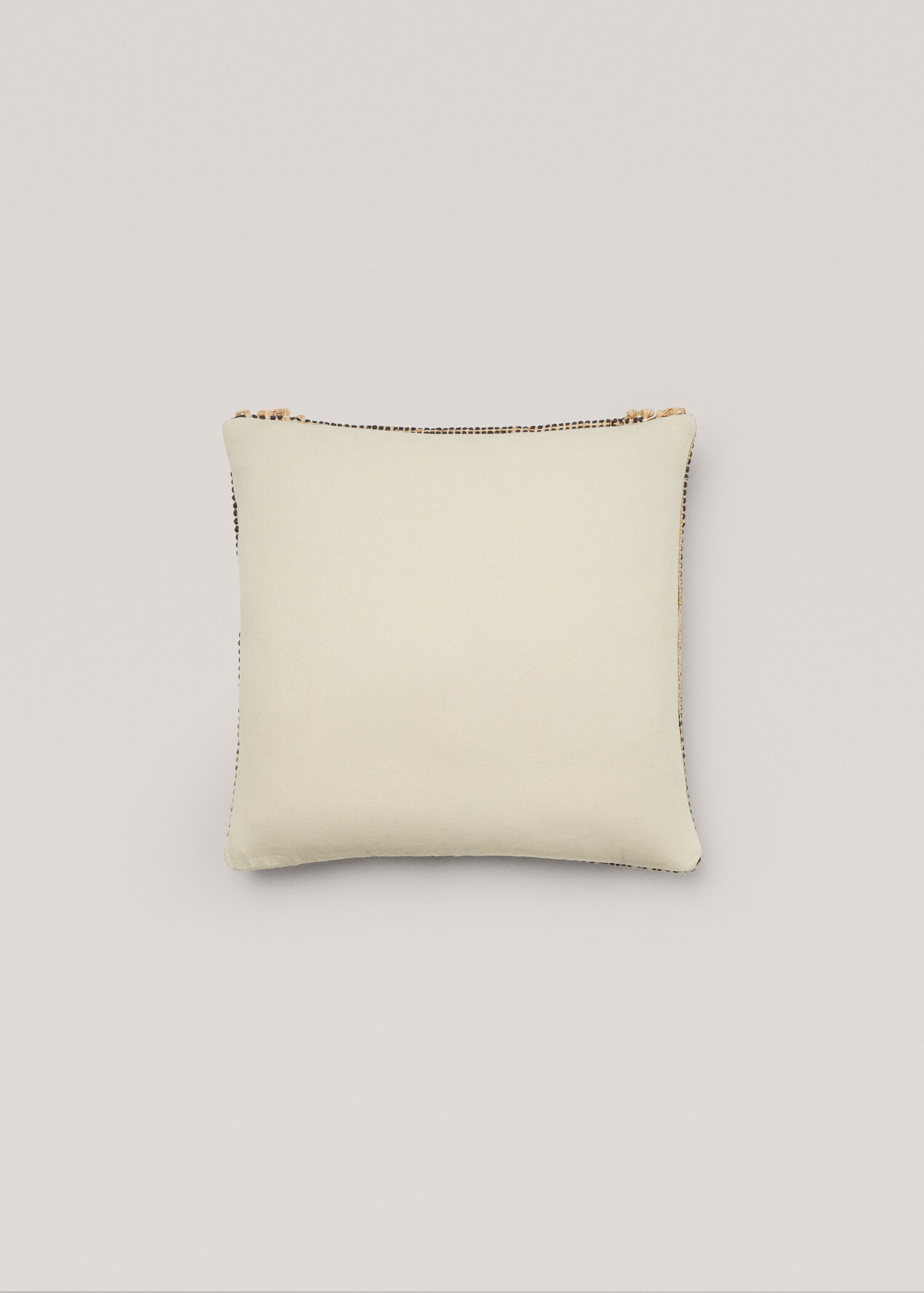 Texturált pamut díszpárnahuzat 45x45 cm - A cikk hátulja