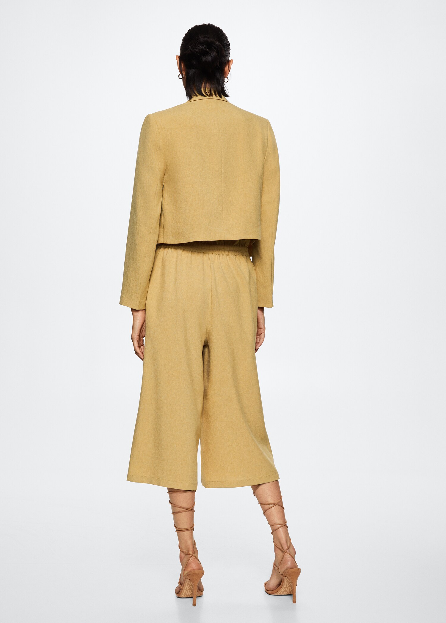  Fluid culotte trouser - Reverse of the article