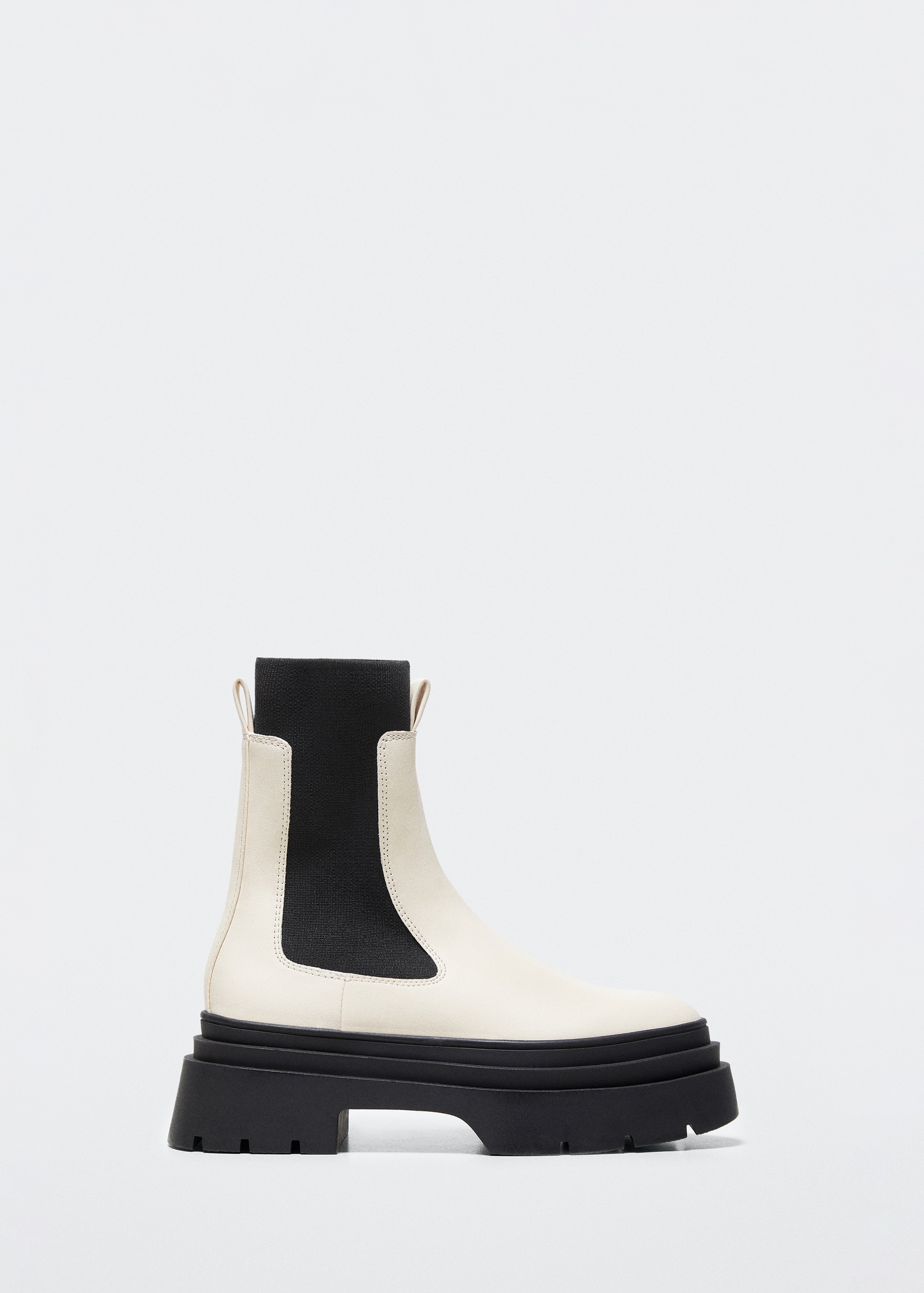 Track sole contrast ankle boots Women MANGO Georgia