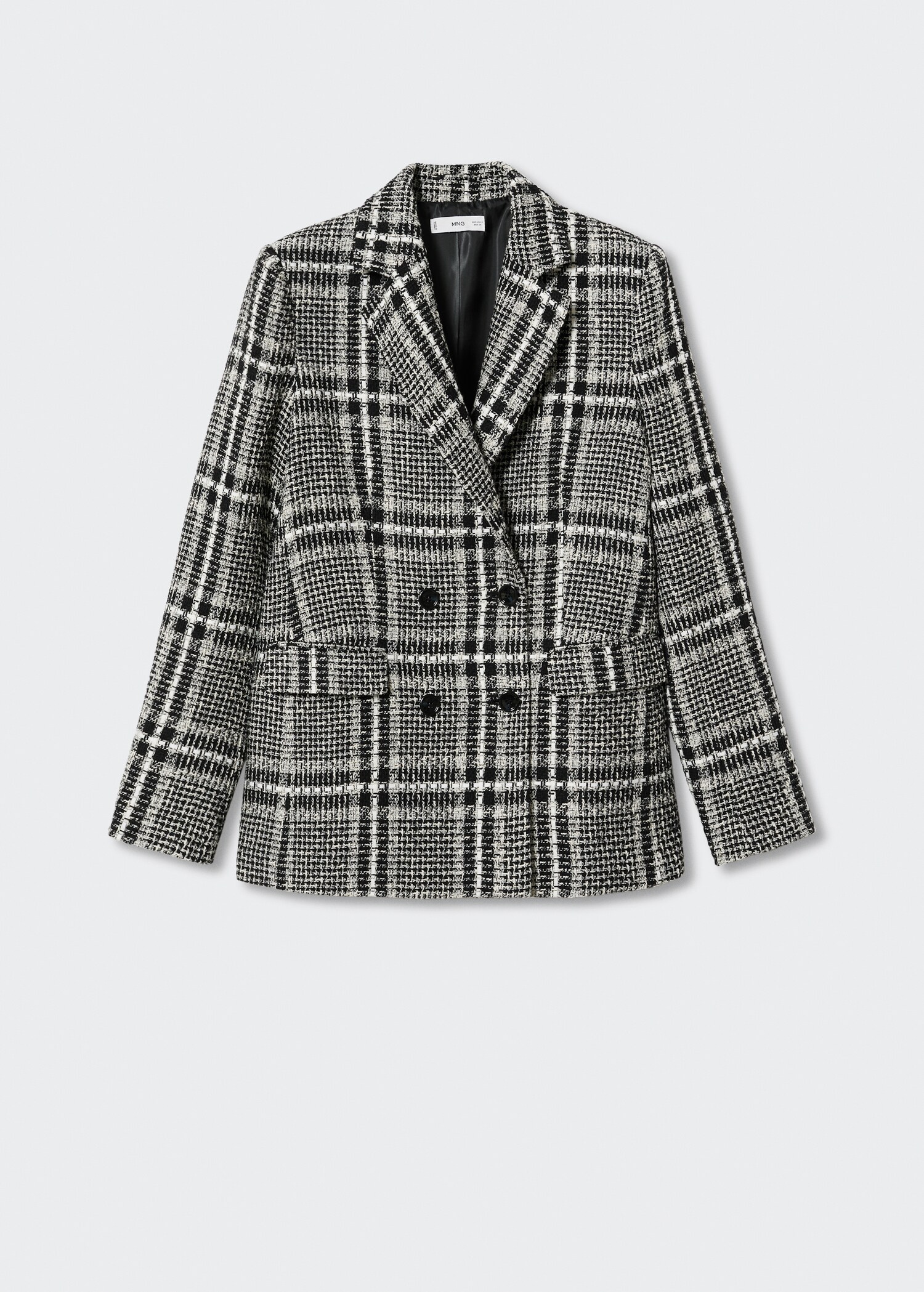 Veste tweed carreaux - Article sans modèle