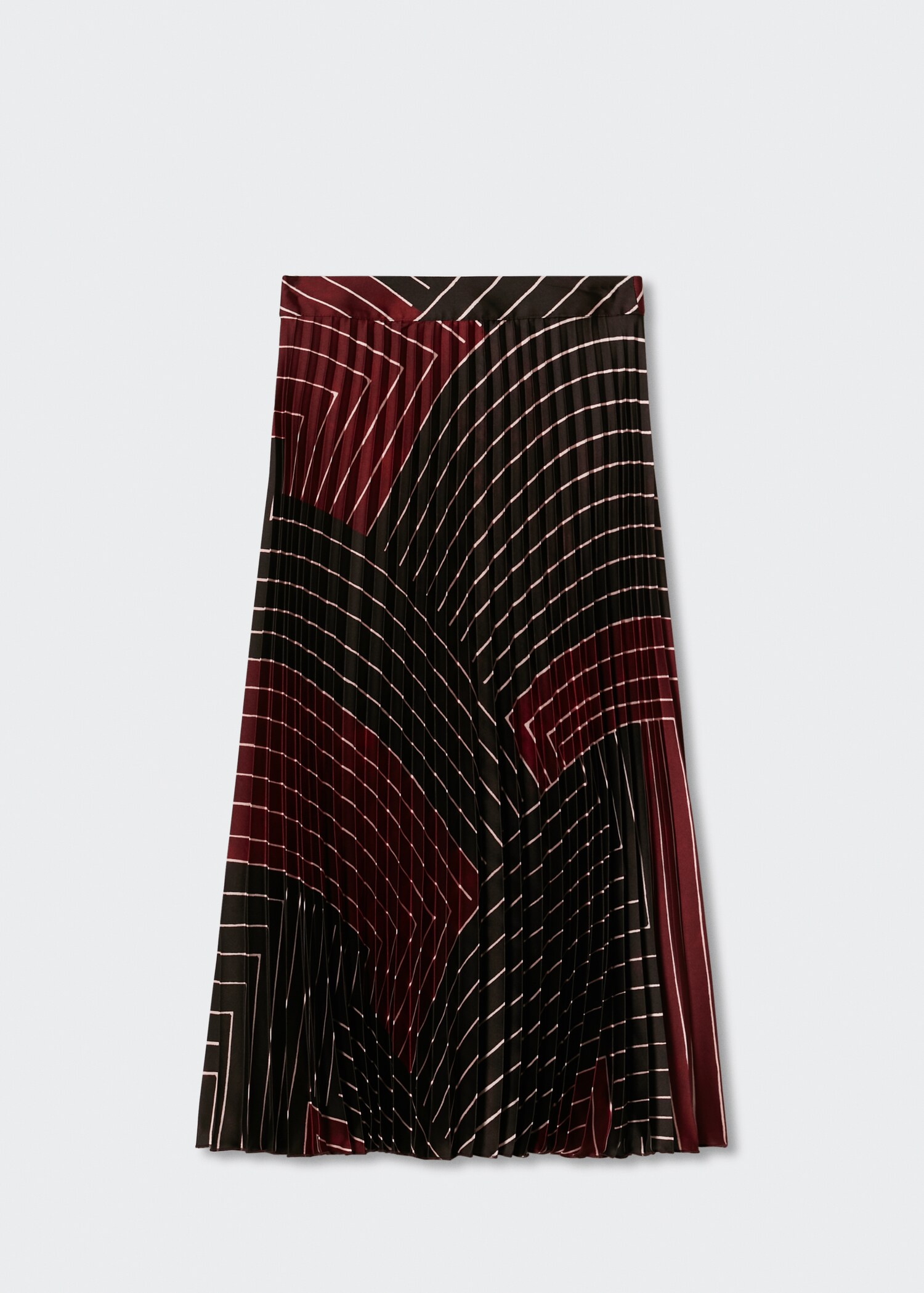 Printed pleated skirt - Article without model