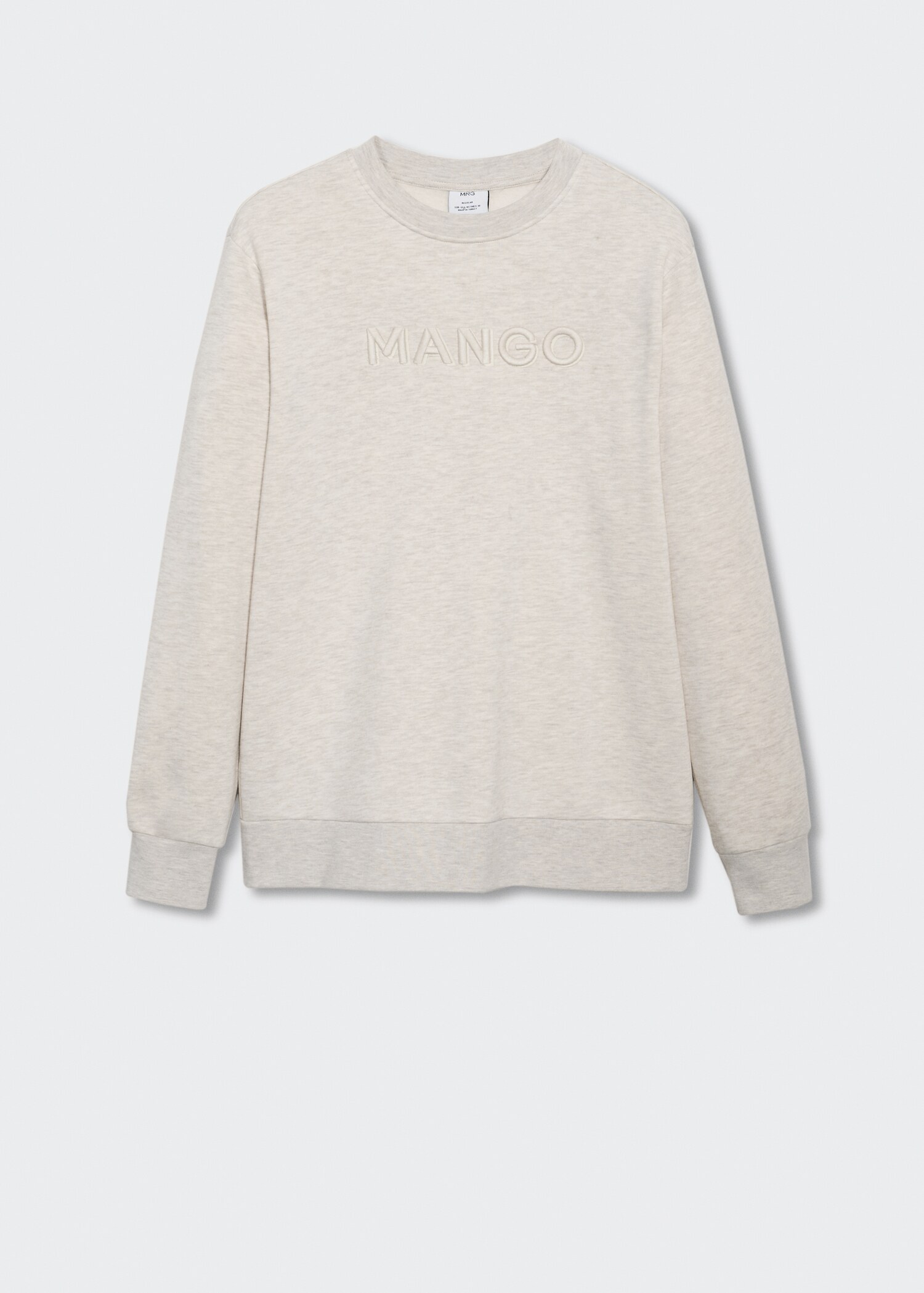 Baumwoll-Sweatshirt mit Logo - Artikel ohne Model