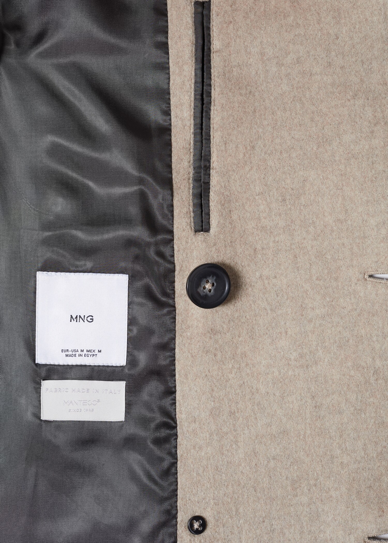 Wool double-breasted coat - Details of the article 8