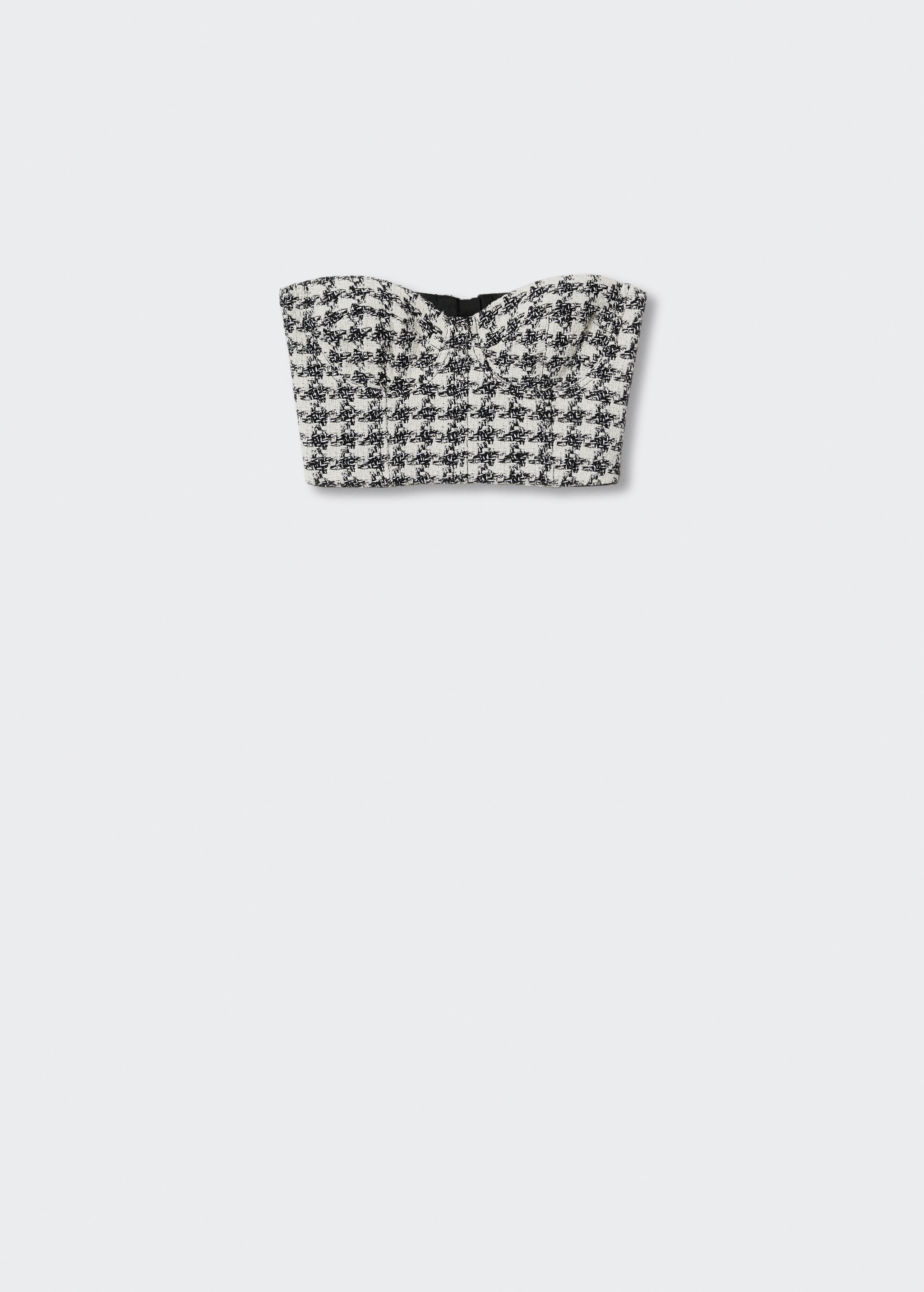 Houndstooth corset top - Article without model