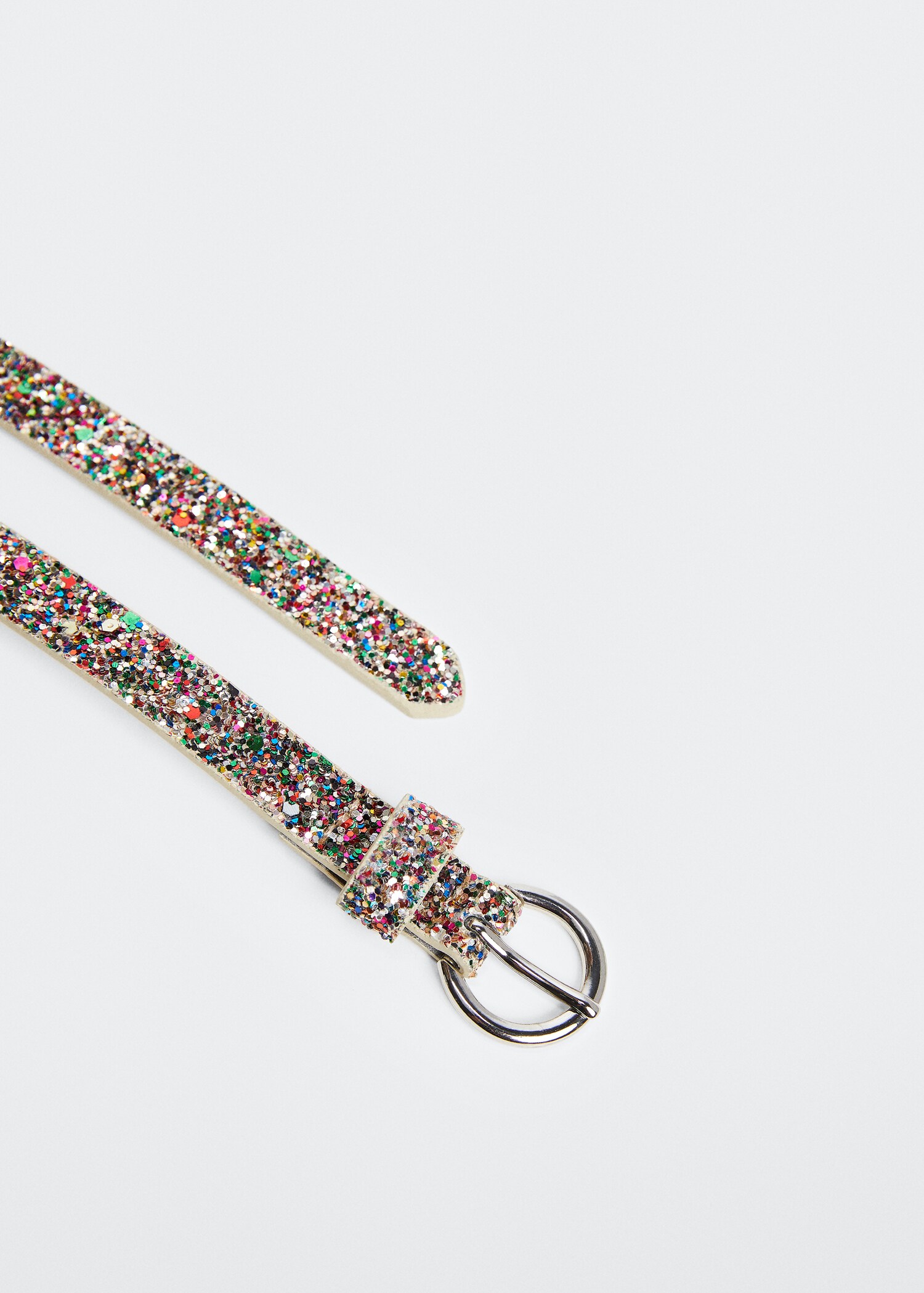 Glossed-effect appliqué belt - Details of the article 1