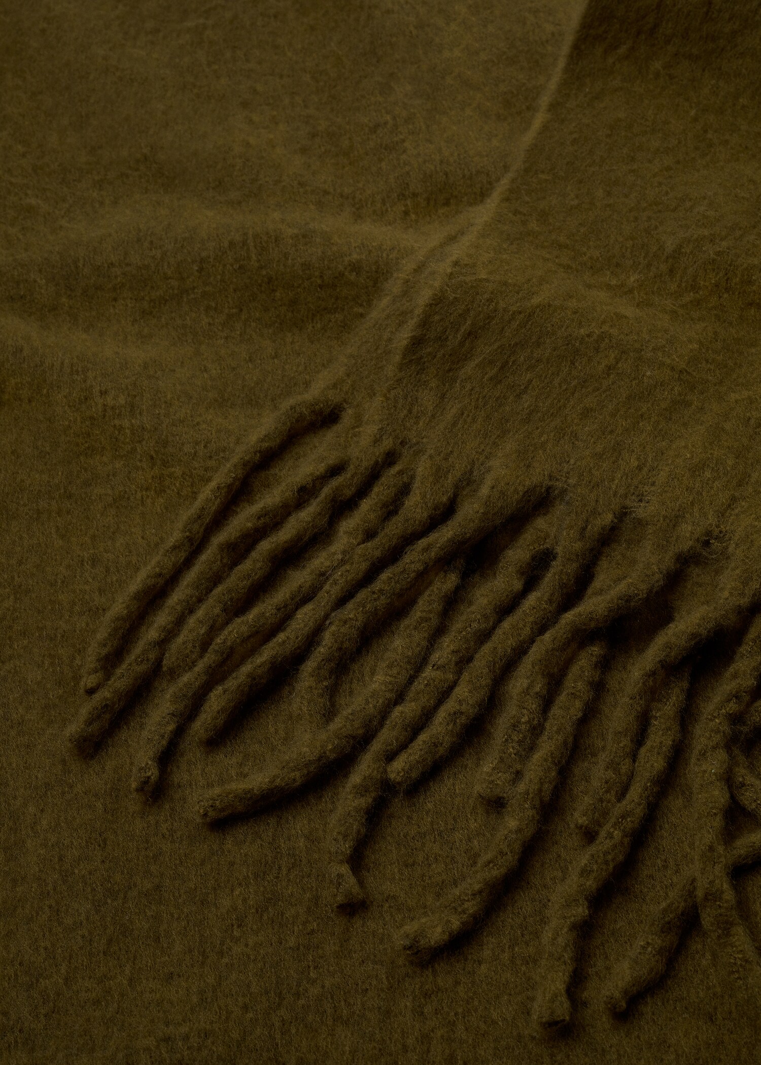 Fringed blanket 140X190cm - Medium plane