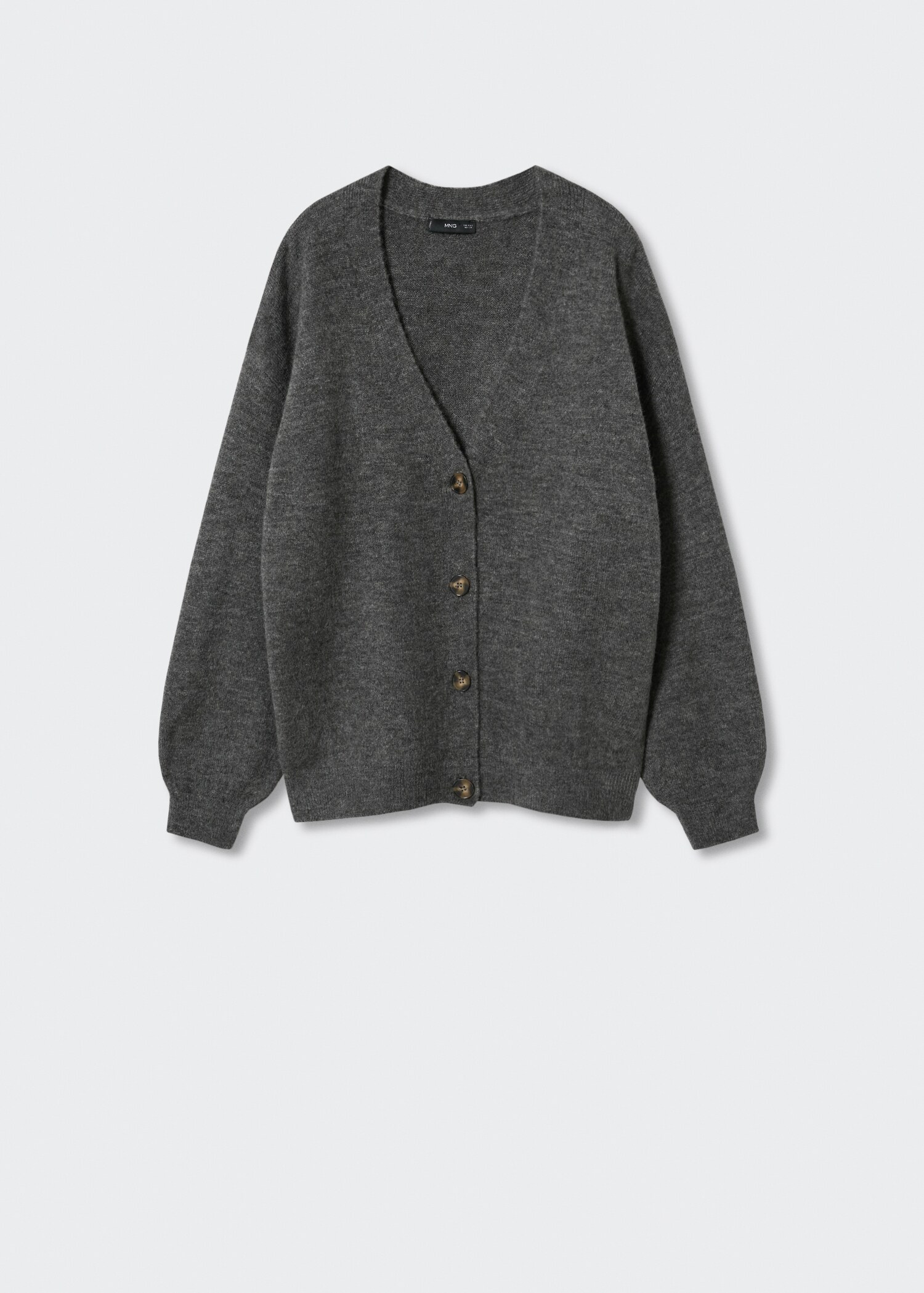 Cardigan oversize med knapper - Artikkel uten modell