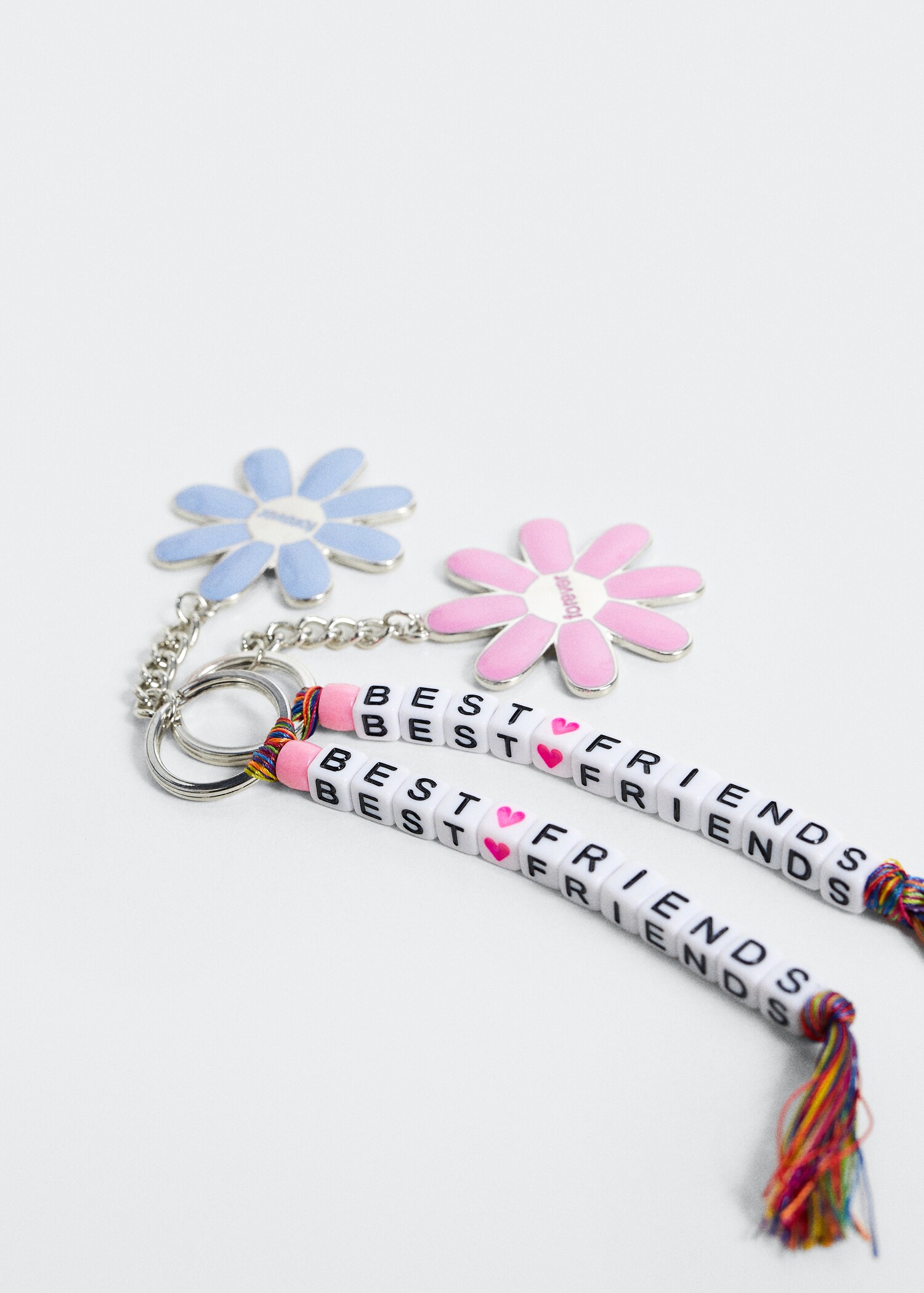 Set de 2 brelocuri best friends - Plan mediu