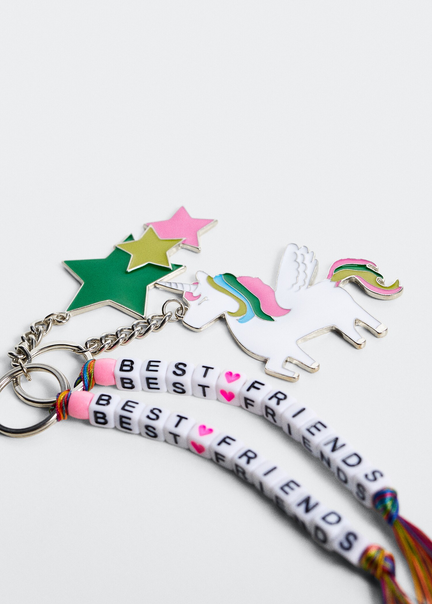 Pack of 2 best friends keychains - Medium plane