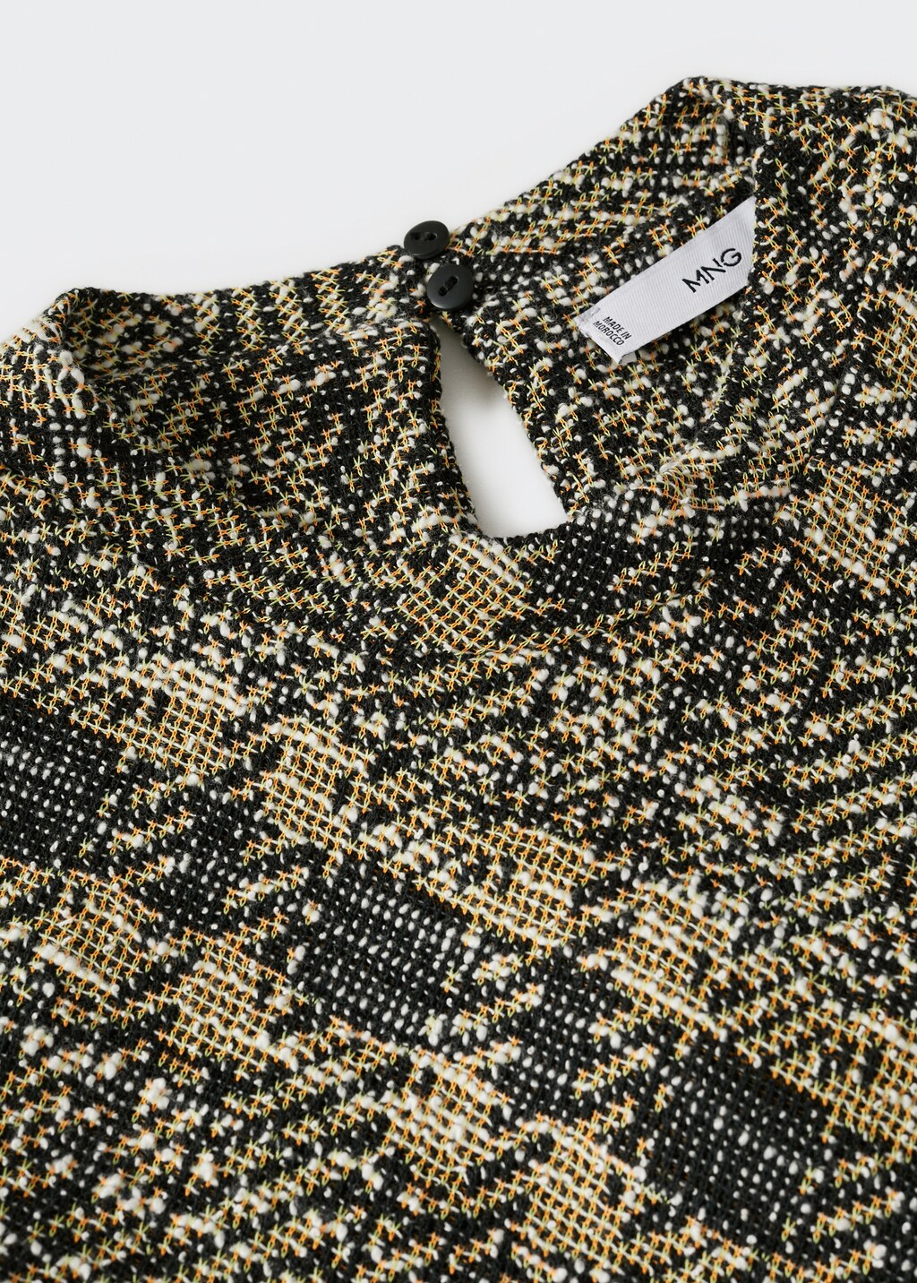 Robe chasuble tweed