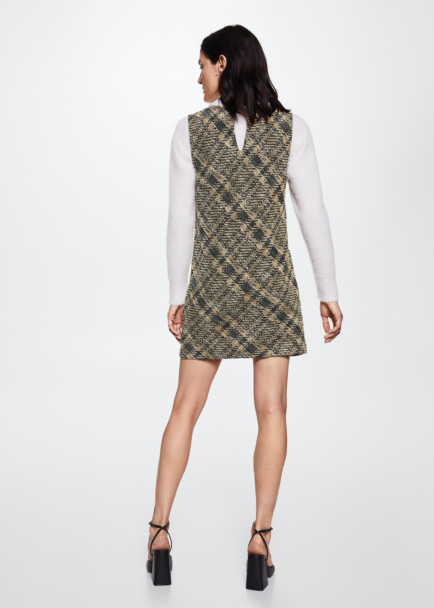 Robe chasuble tweed - Verso de l’article