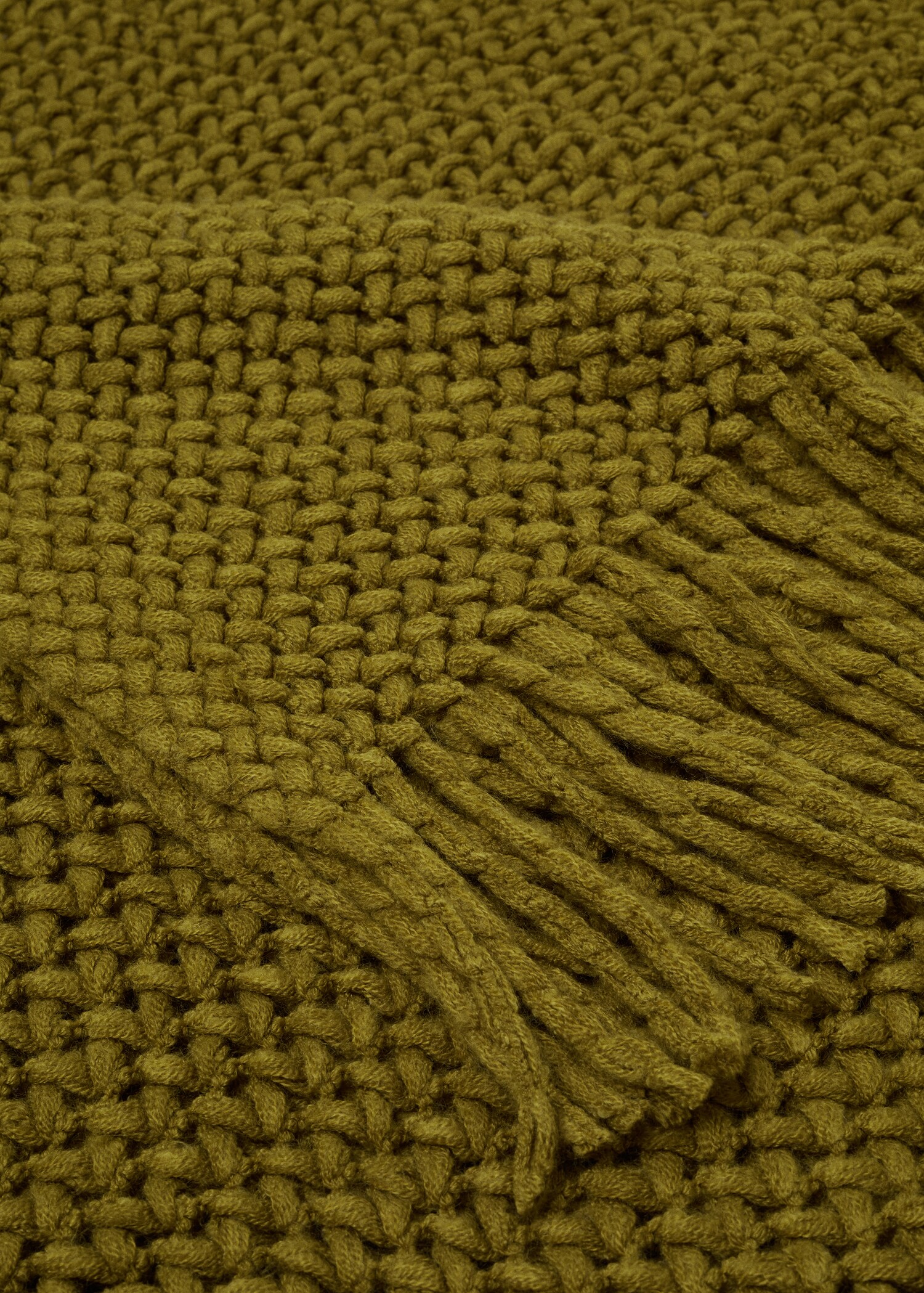 Open knit blanket 130x180cm - Medium plane