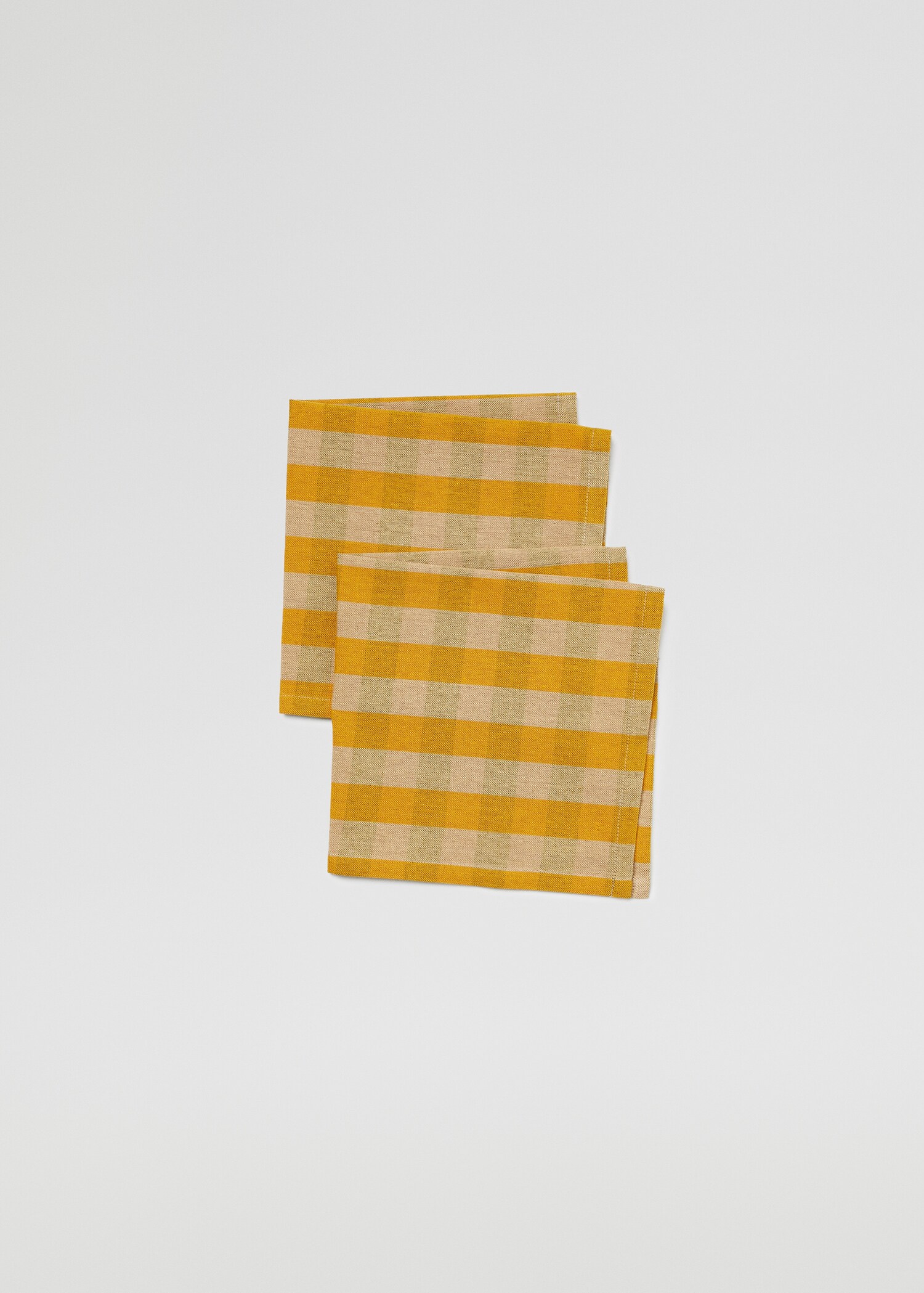 2 pack checked napking 45x45cm  - Medium plane