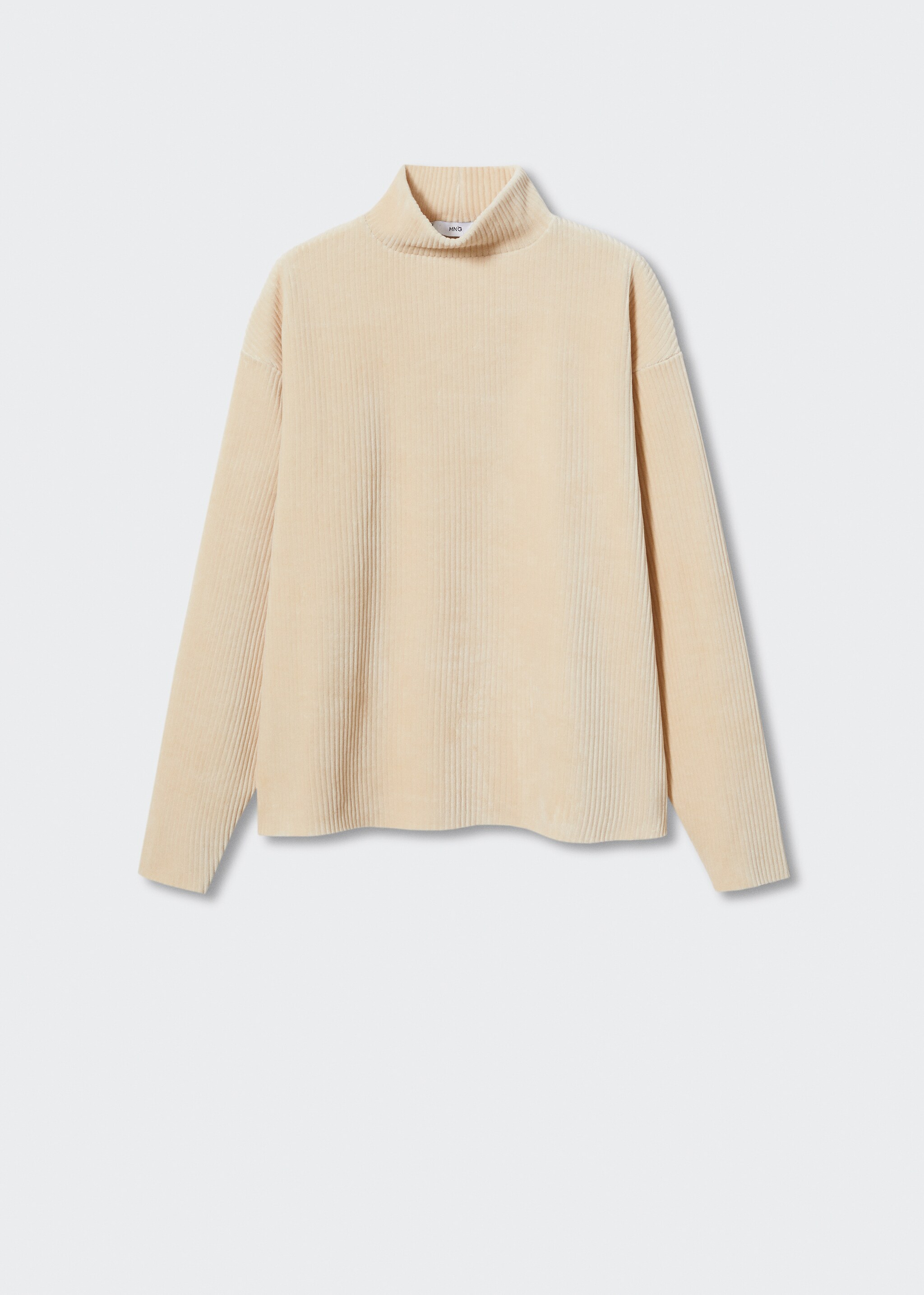 Corduroy perkins neck sweatshirt - Article without model