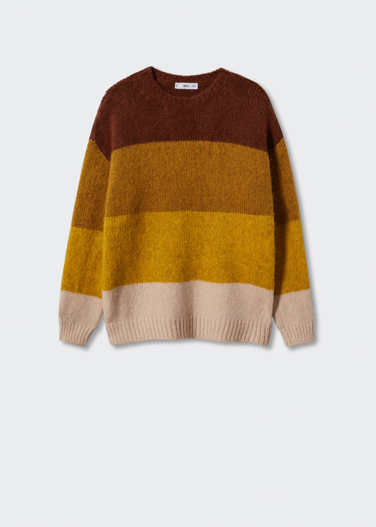 Striped knit sweater - Article without model