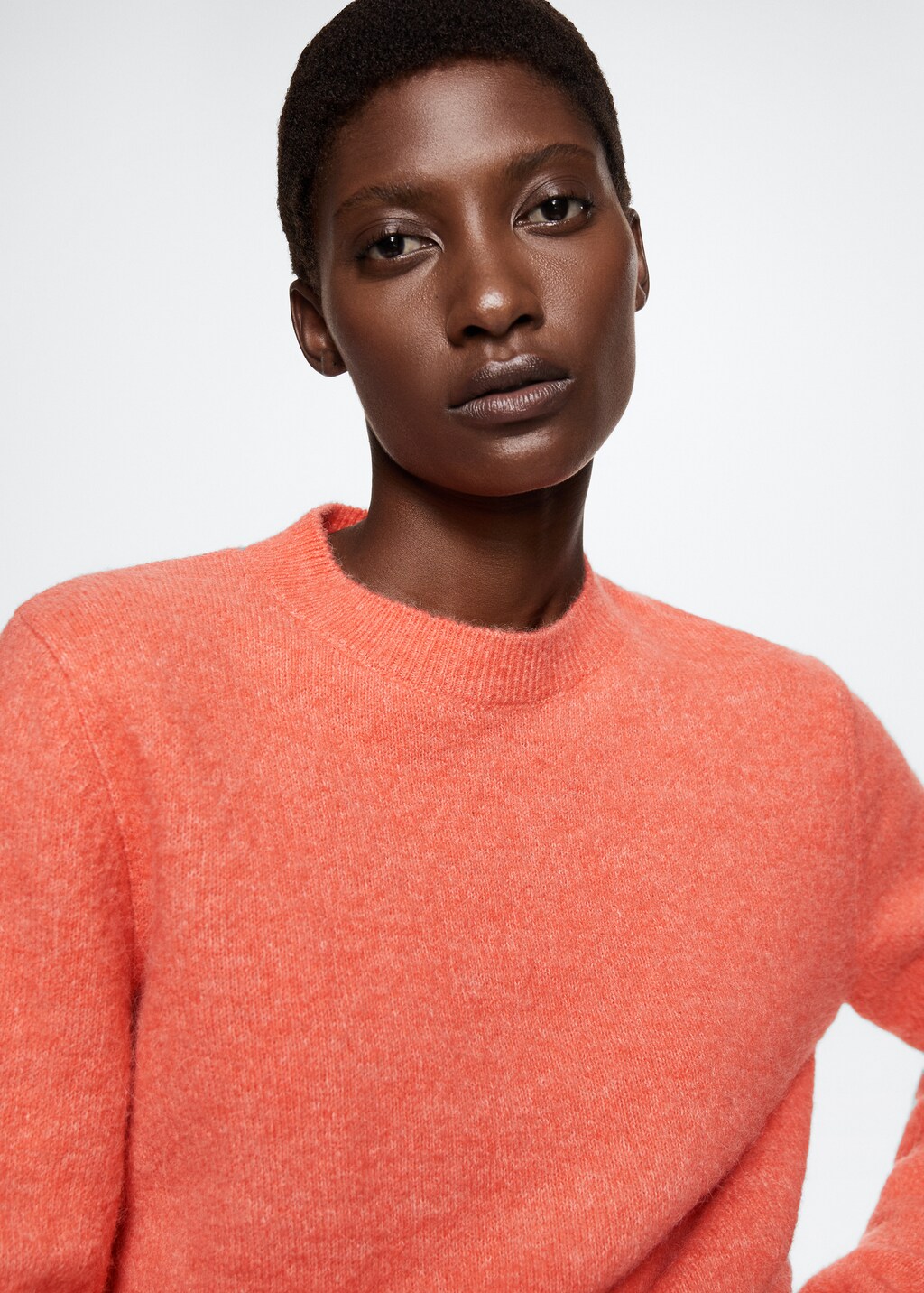 Mango orange sweater store