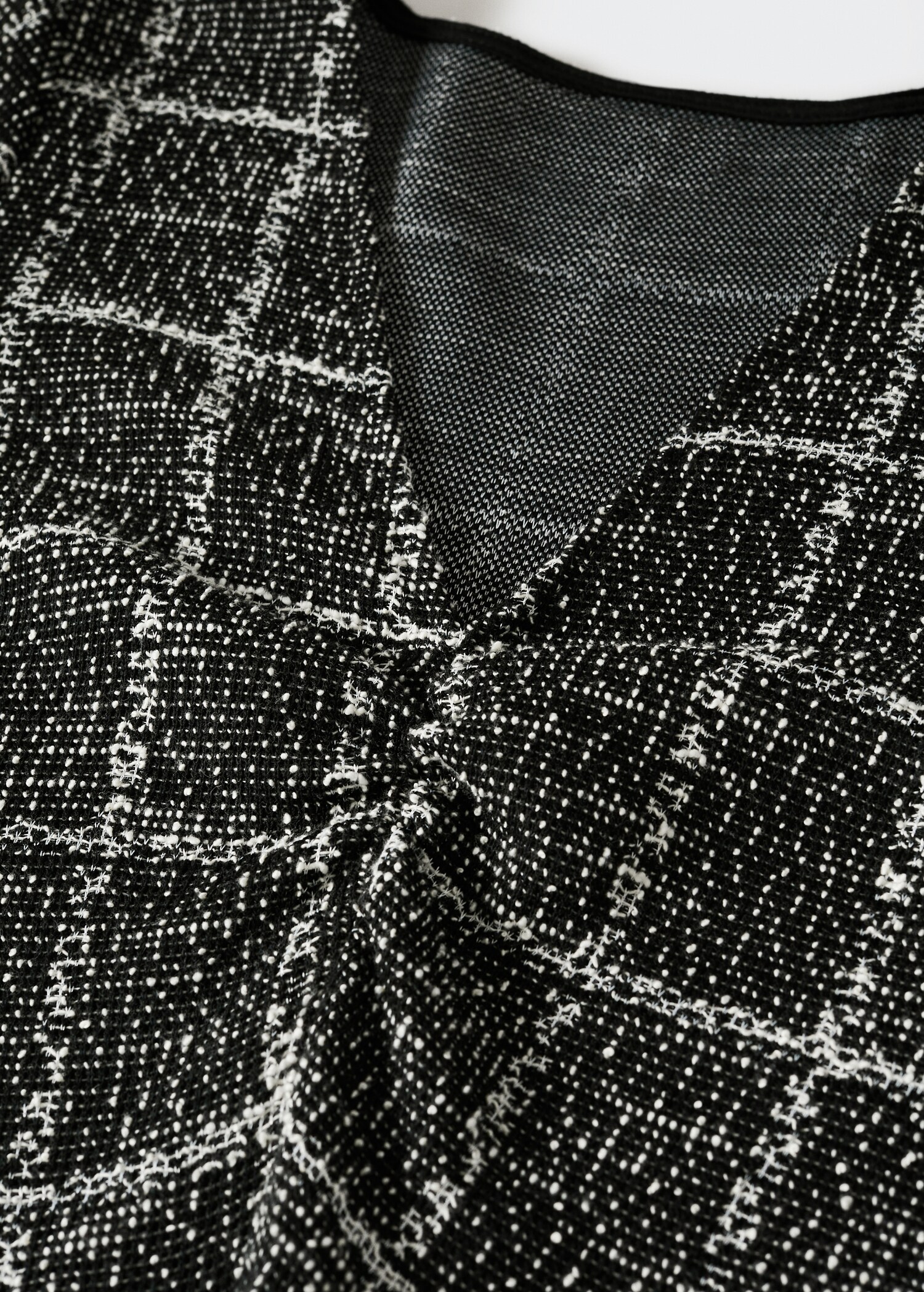 Check knit dress - Details of the article 8