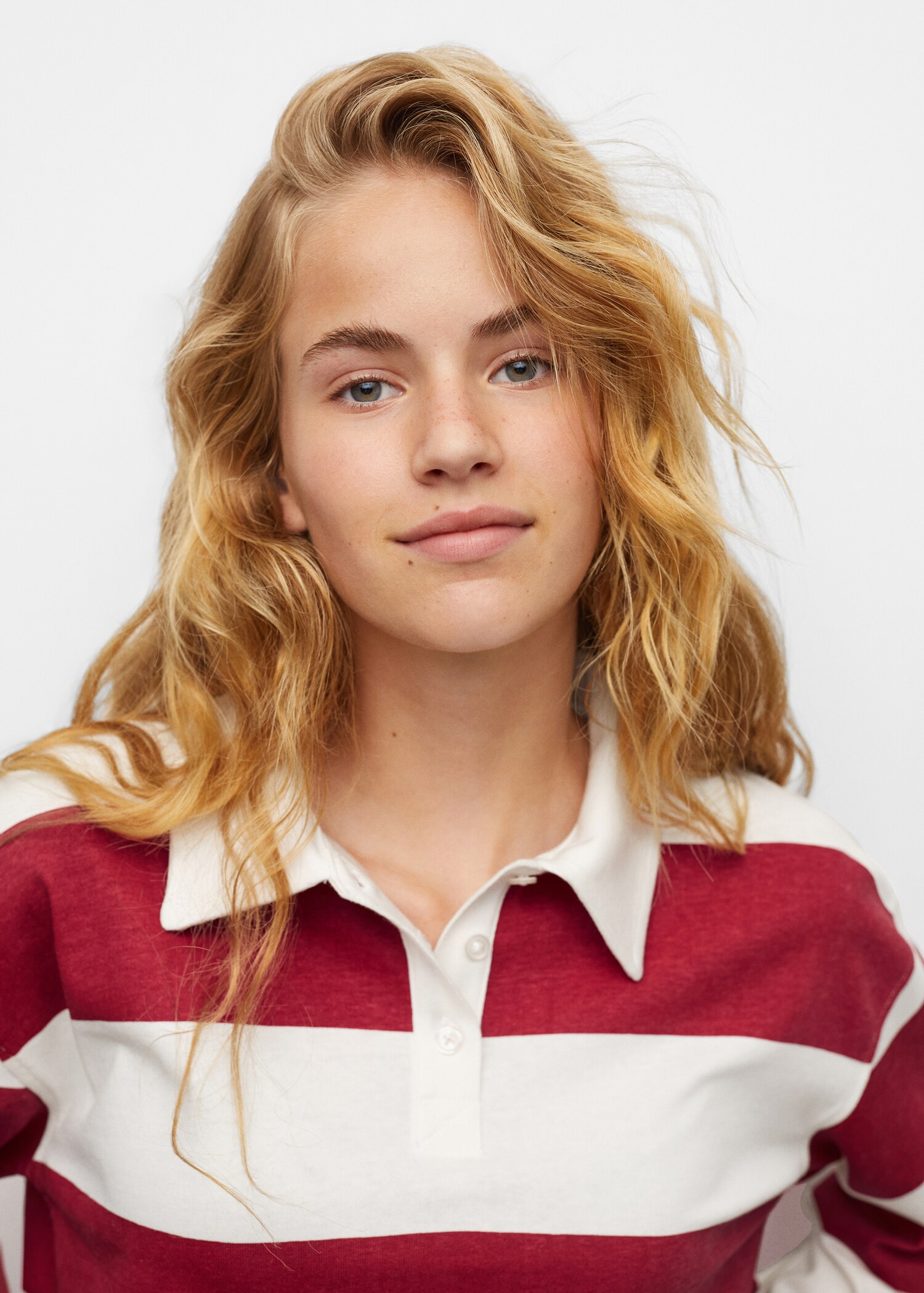 Striped cotton polo shirt - Details of the article 4