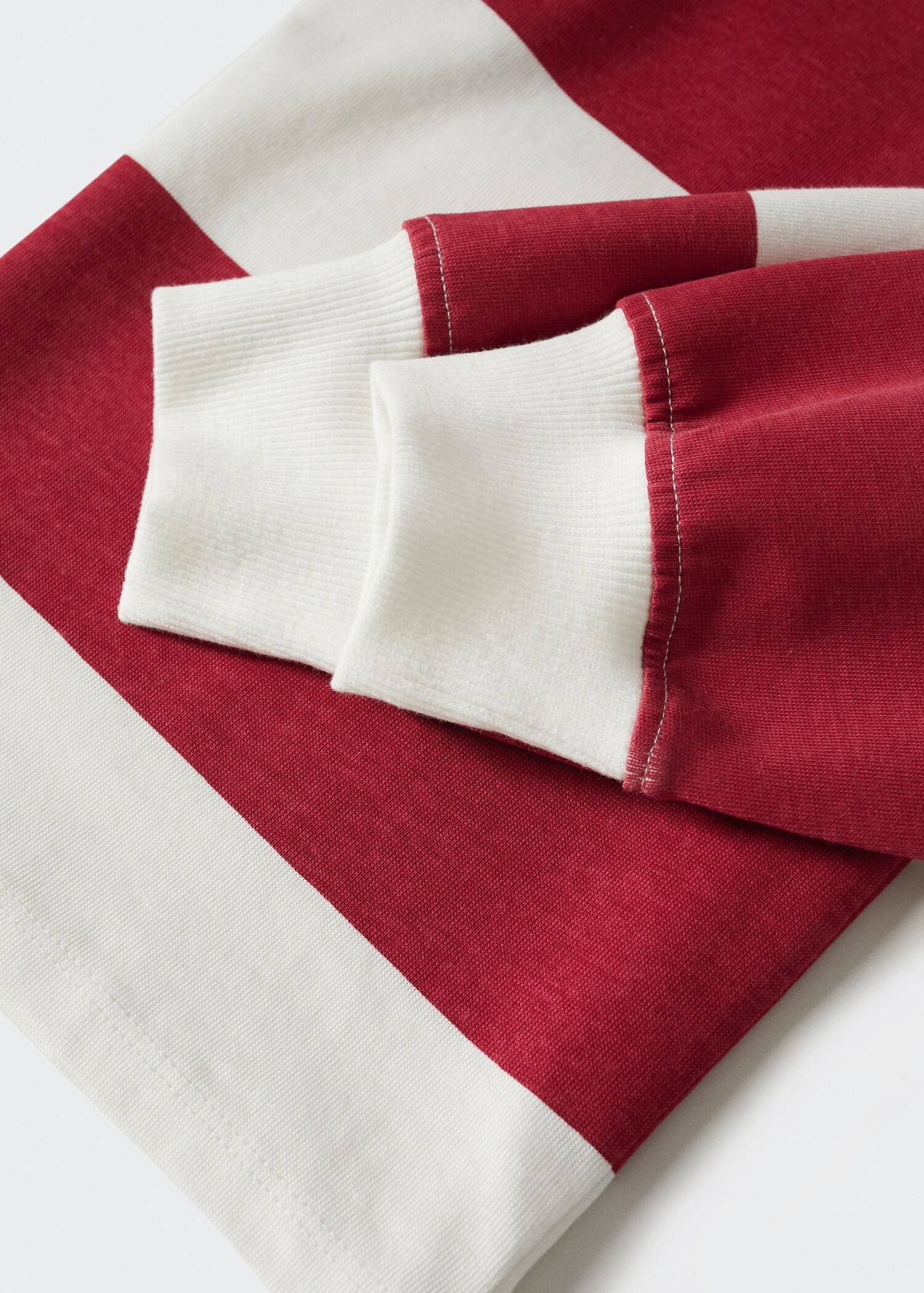 Striped cotton polo shirt - Details of the article 8