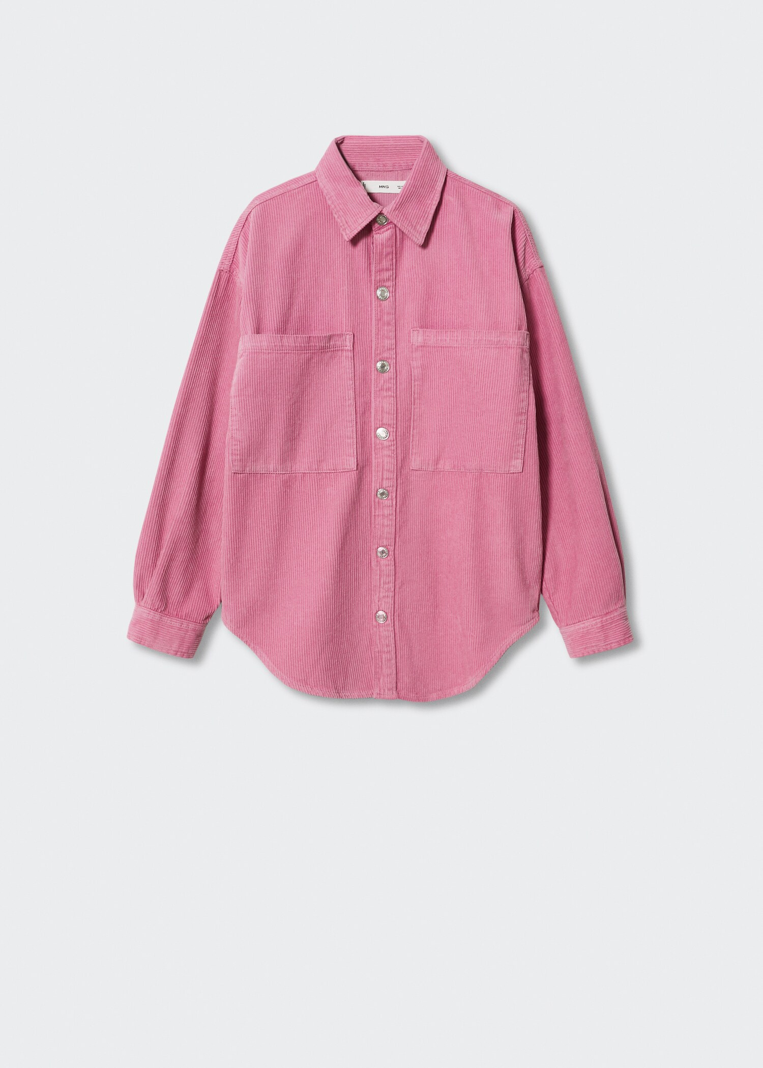 Buttoned corduroy overshirt - Article without model
