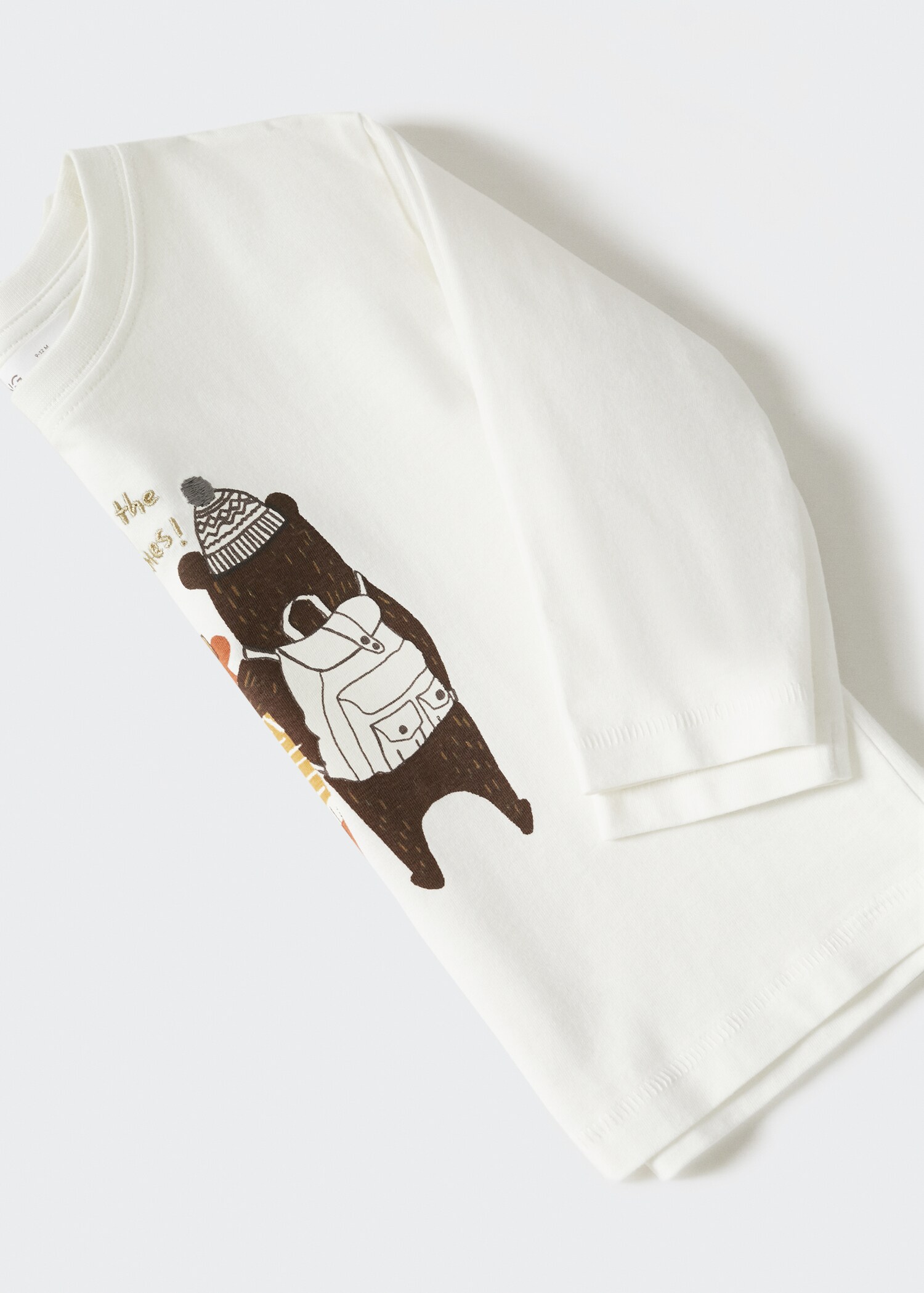 Bedrukt T-shirt met lange mouwen - Detail van het artikel 0