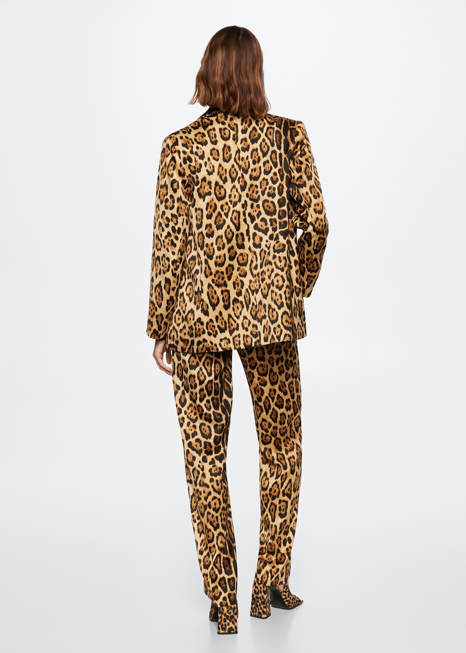 Leopard-print suit jacket - Reverse of the article
