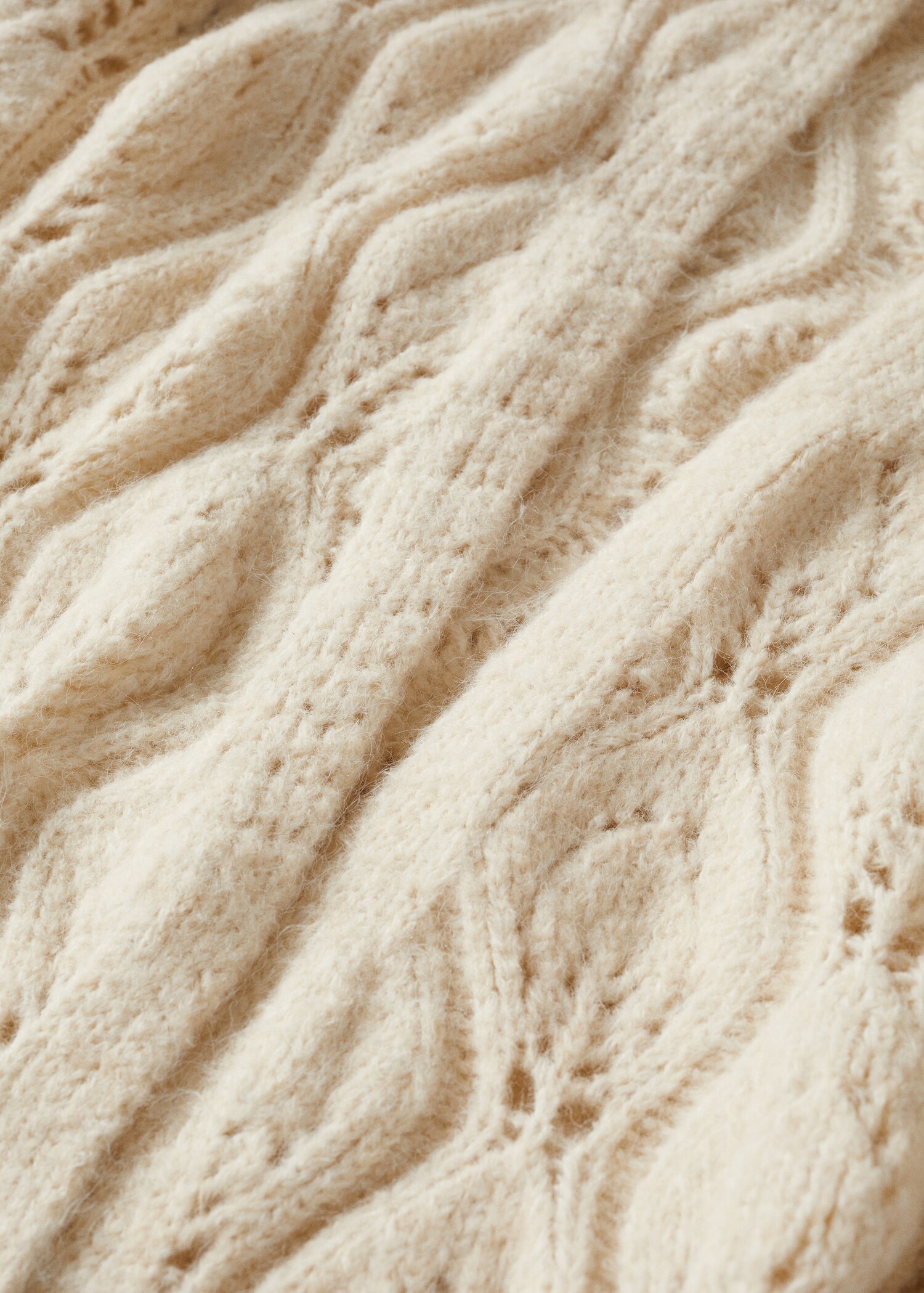 Cardigan long maille ajourée - Détail de l'article 8